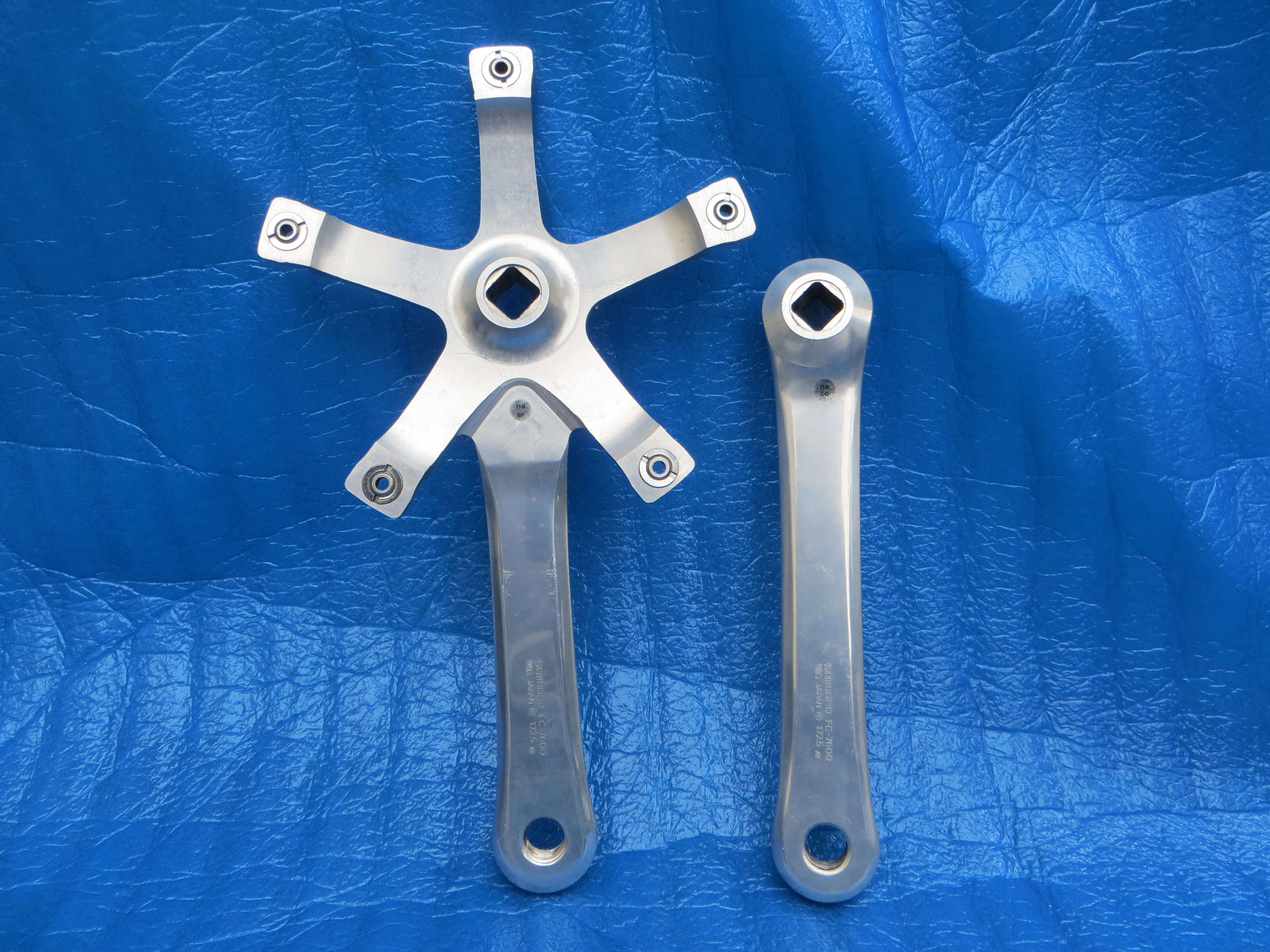 Shimano Dura Ace FC-7600 144BCD 172.5mm NJS Crank Set (25111111) - Image 2