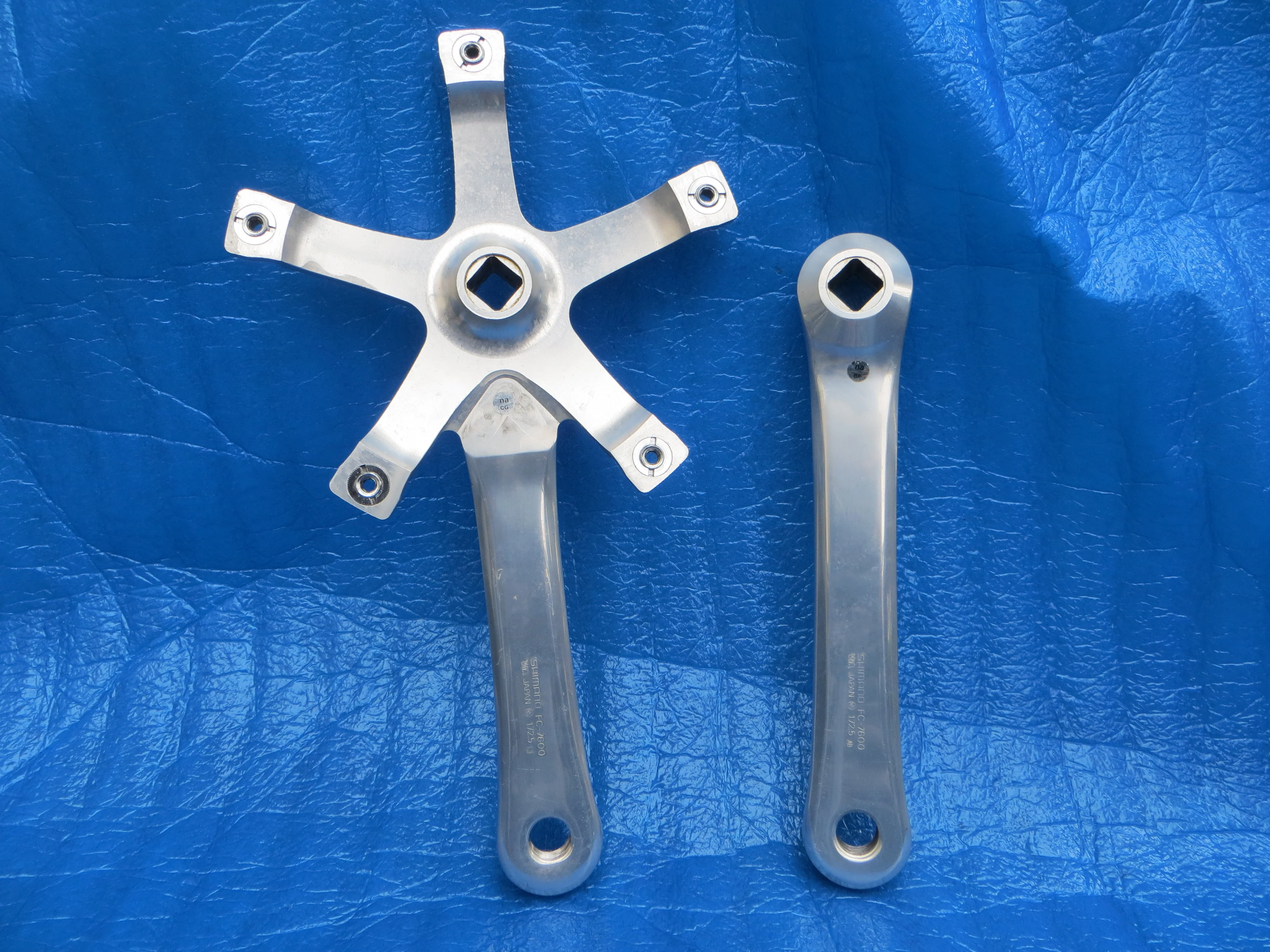 Shimano Dura Ace FC-7600 144BCD 172.5mm NJS Crank Set (25111112) - Image 2