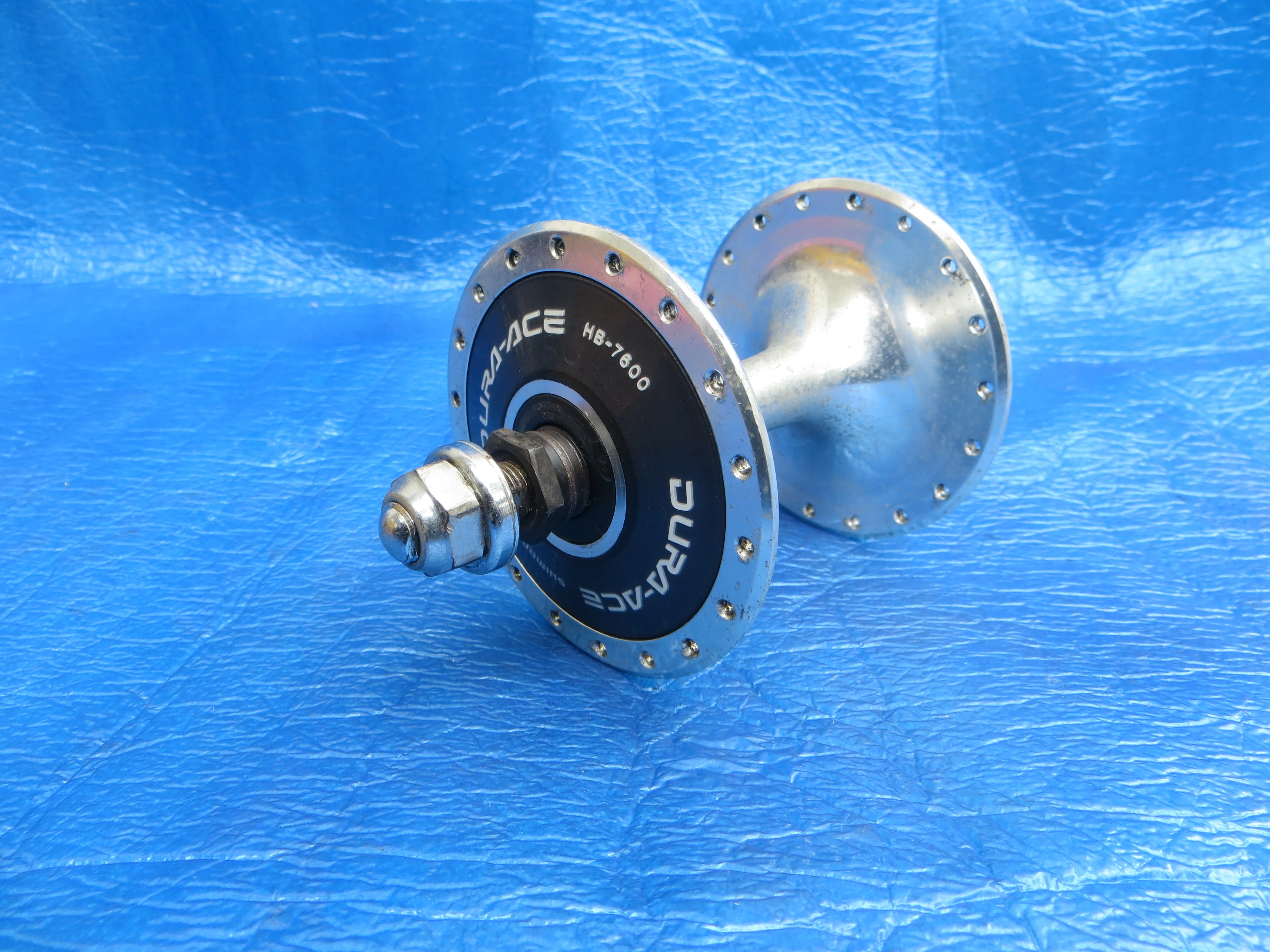 Shimano Dura Ace HB-7600 36H 100mm/8mm Front Hub NJS (25011611) - Image 3