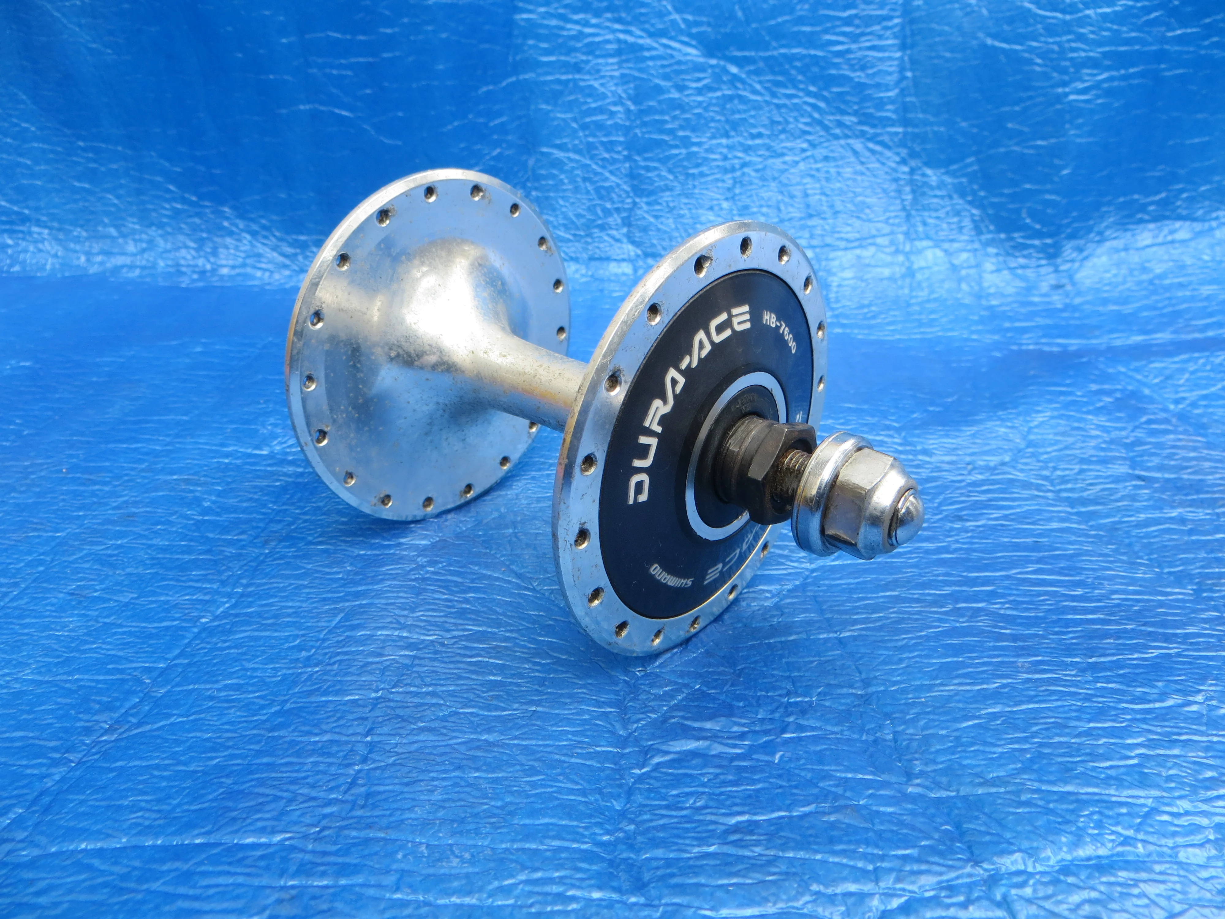 Shimano Dura Ace HB-7600 36H 100mm/8mm Front Hub NJS (25011611) - Image 4