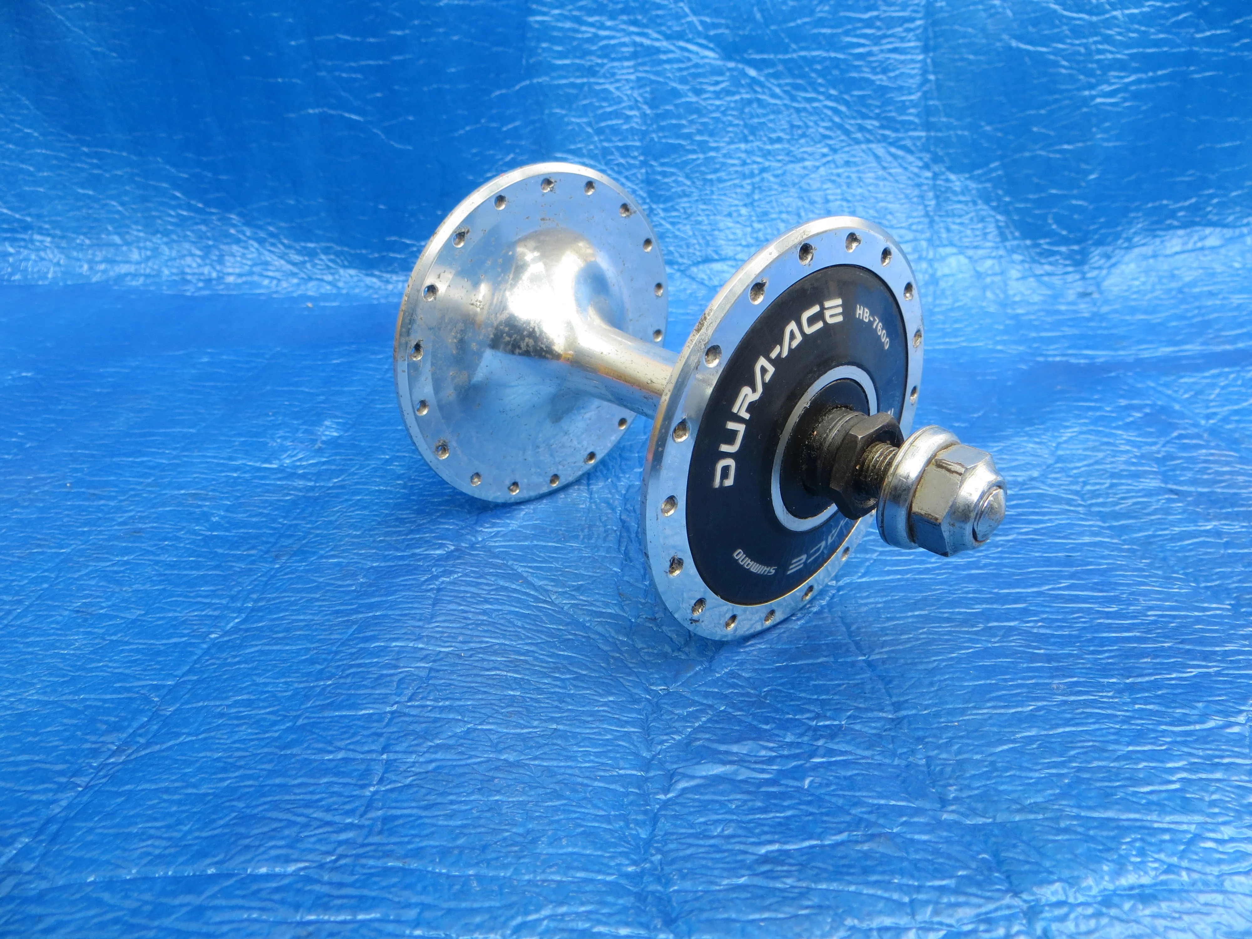Shimano Dura Ace HB-7600 36H 100mm/8mm Front Hub NJS (25011612) - Image 2