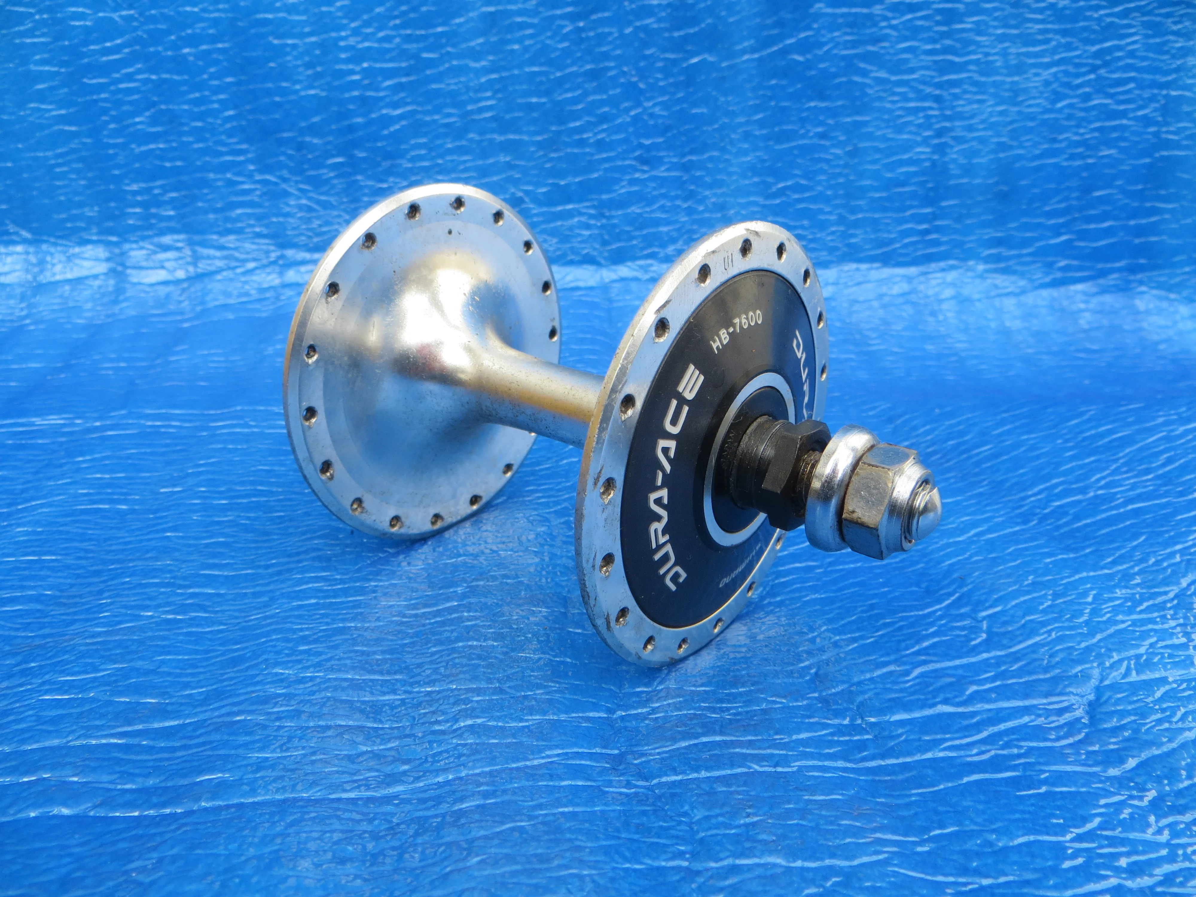 Shimano Dura Ace HB-7600 36H 100mm/9mm Front Hub NJS (26032703) - Image 4