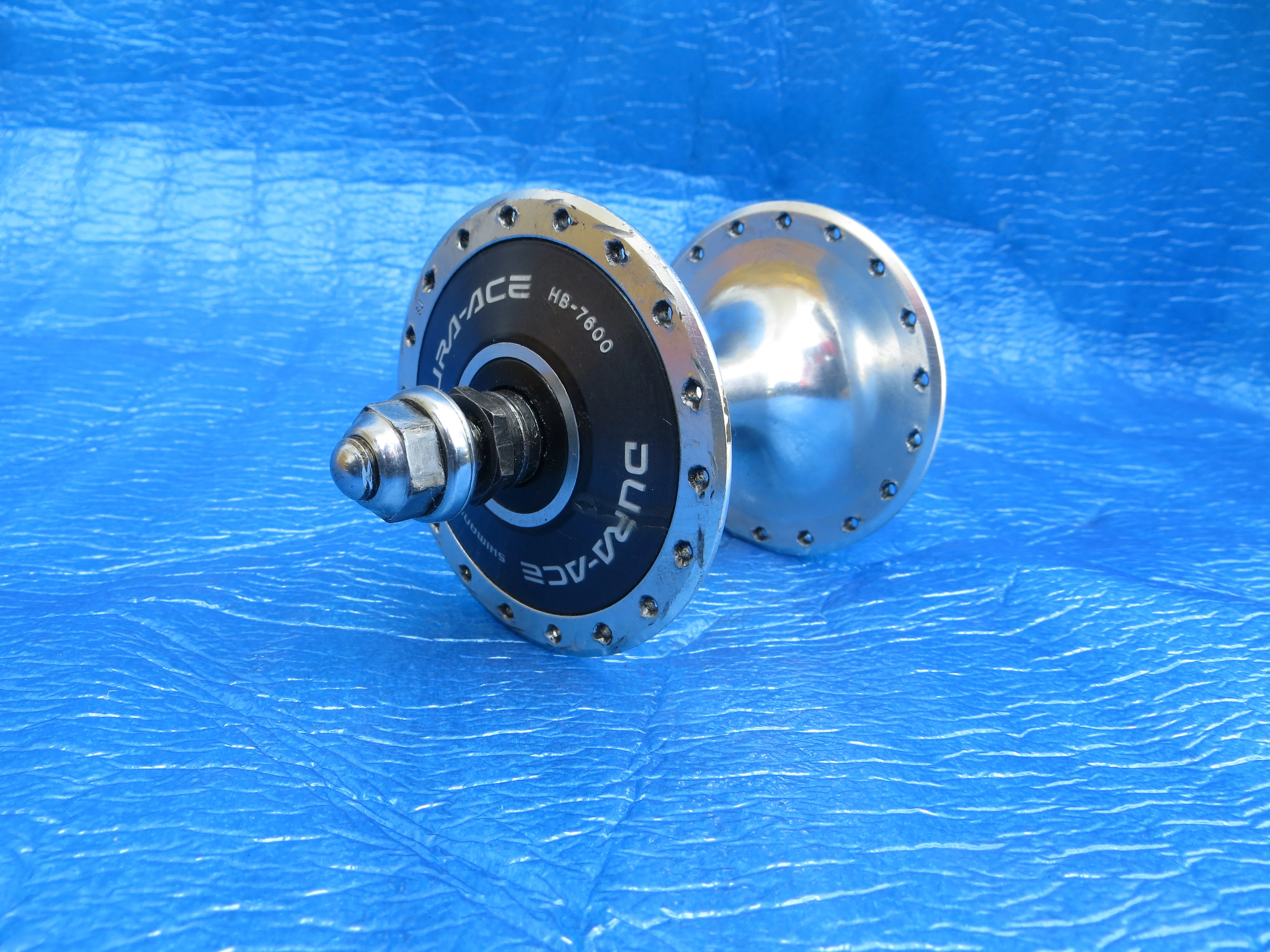 Shimano Dura Ace HB-7600 36H 100mm/8mm Front Hub NJS (26032803) - Image 3