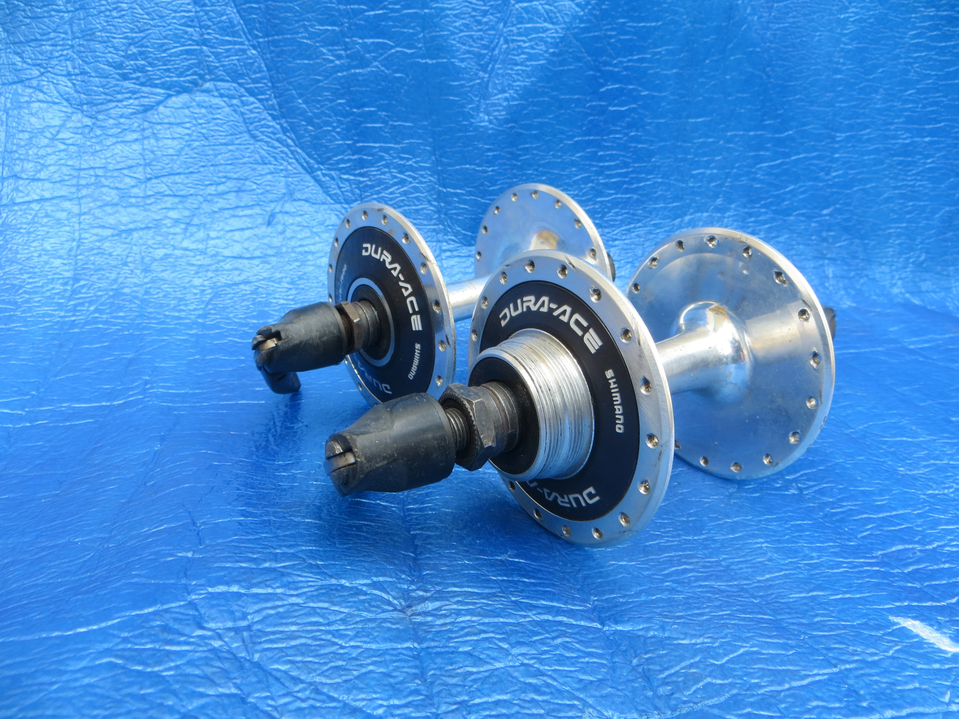 Shimano Dura Ace HB-7600 36H 120mm F&R NJS Approved Hub set Quick Release (25032606) - Image 3