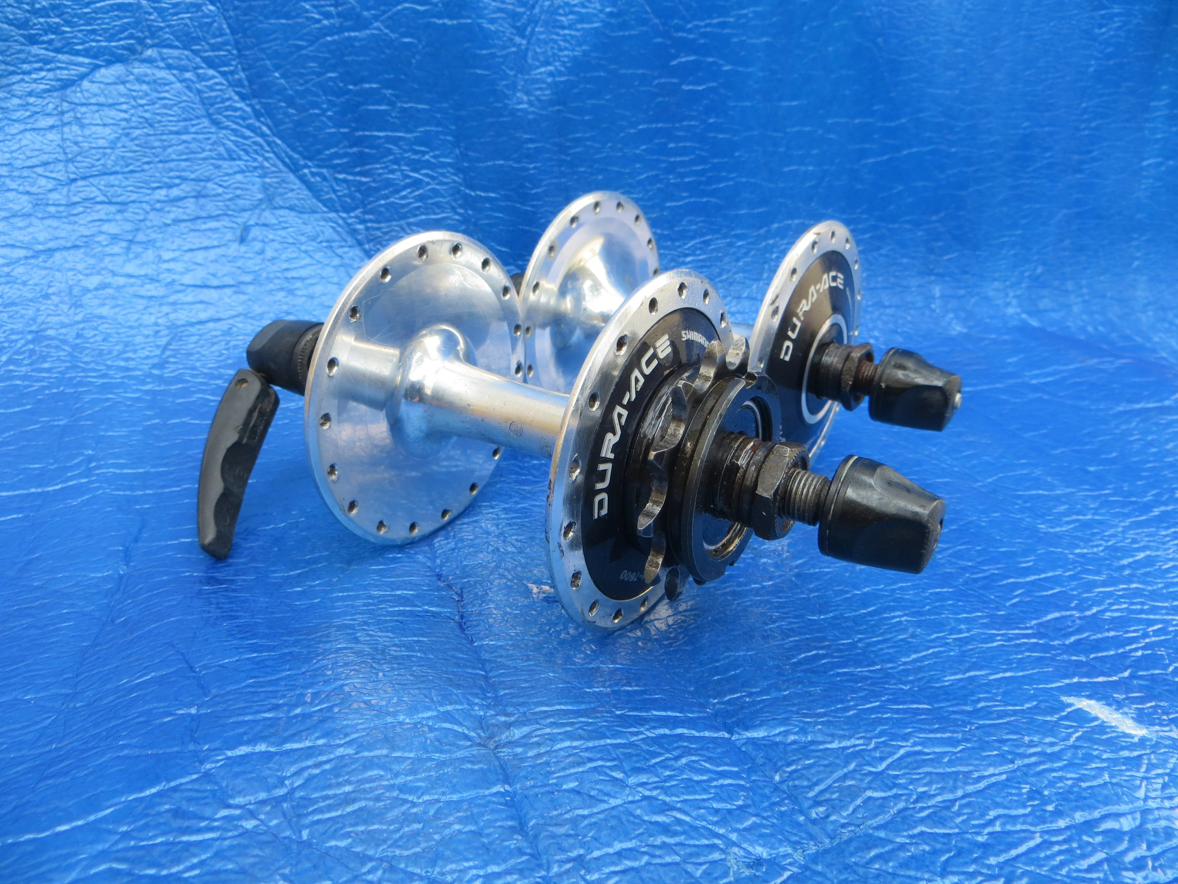 Shimano Dura Ace HB-7600 36H 120mm F&R NJS Approved Hub set Quick Release (25032606) - Image 4