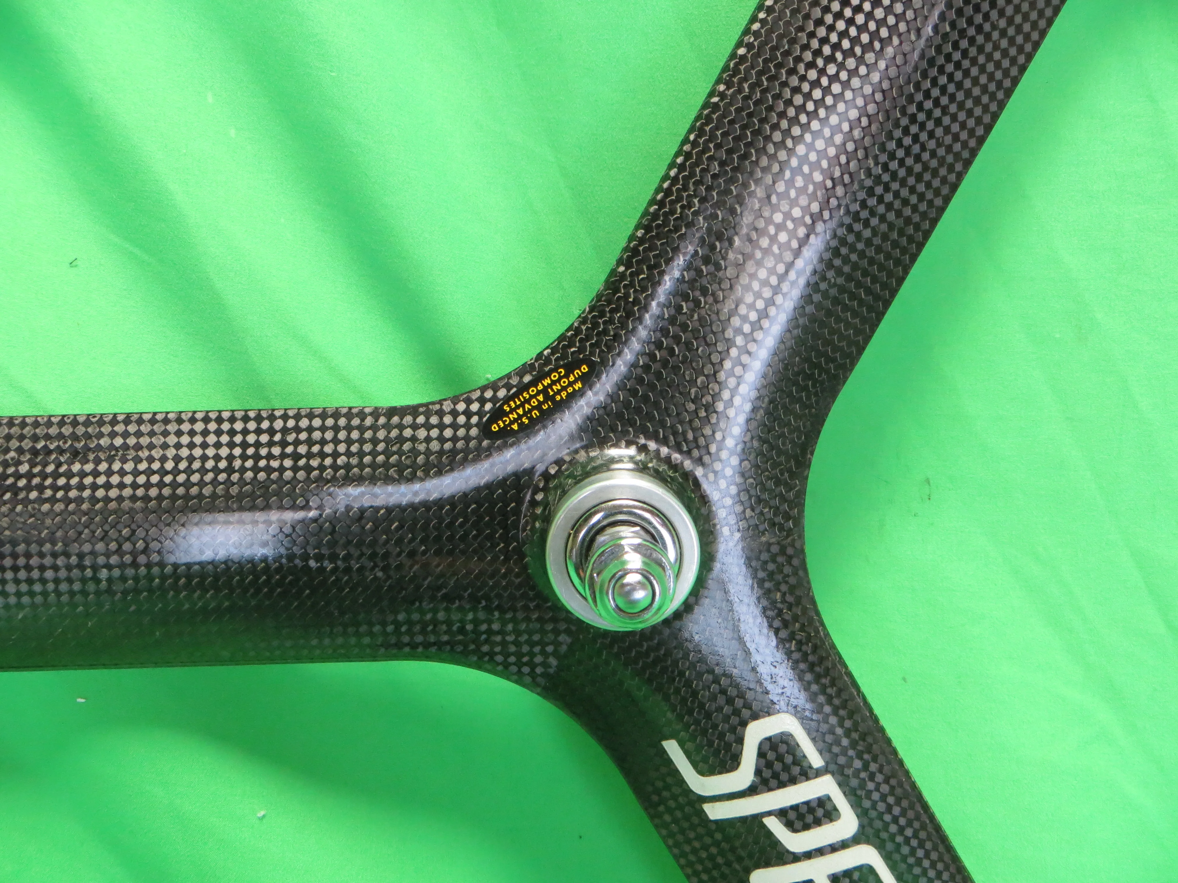 Specialized Tri-spoke Carbon Front Wheel Tubular 700c - Image 2