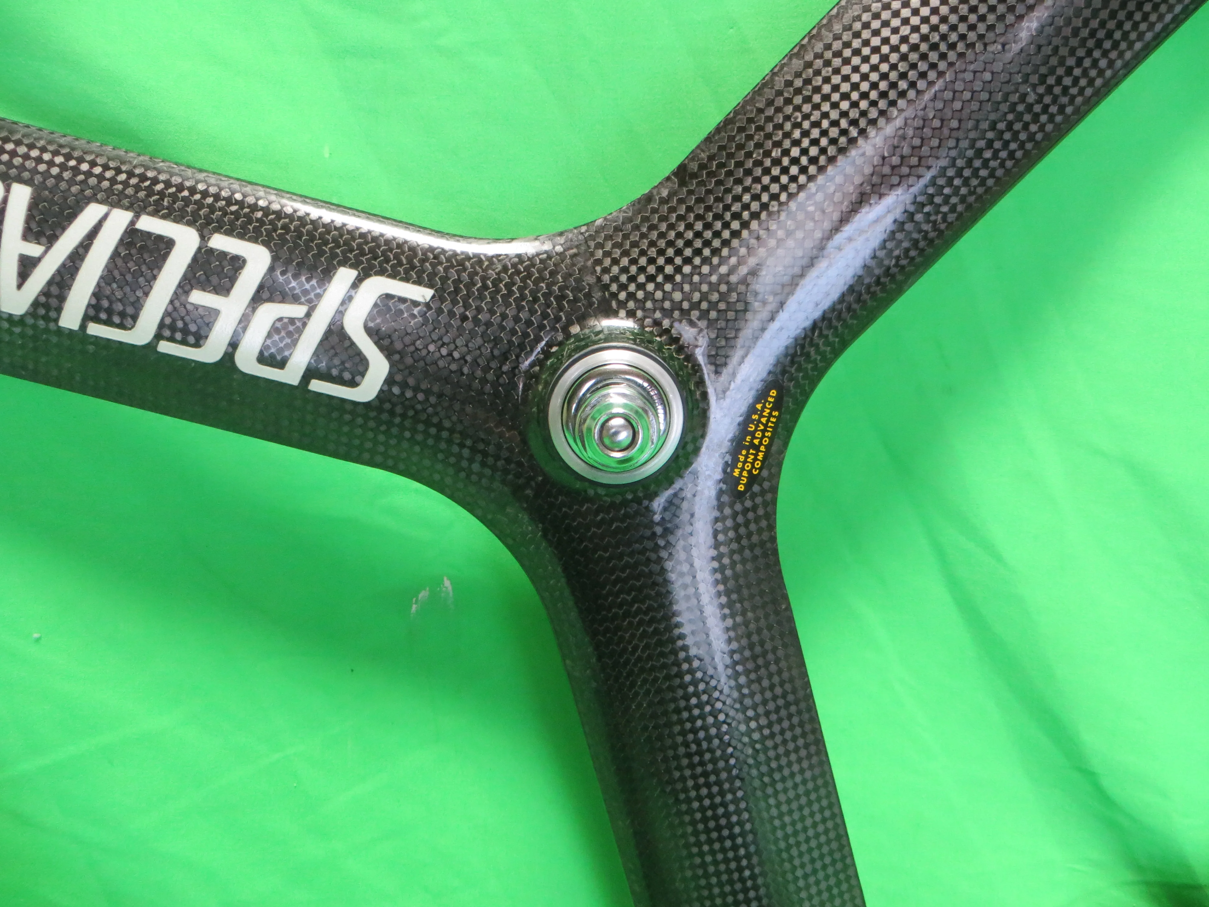Specialized Tri-spoke Carbon Front Wheel Tubular 700c - Image 5