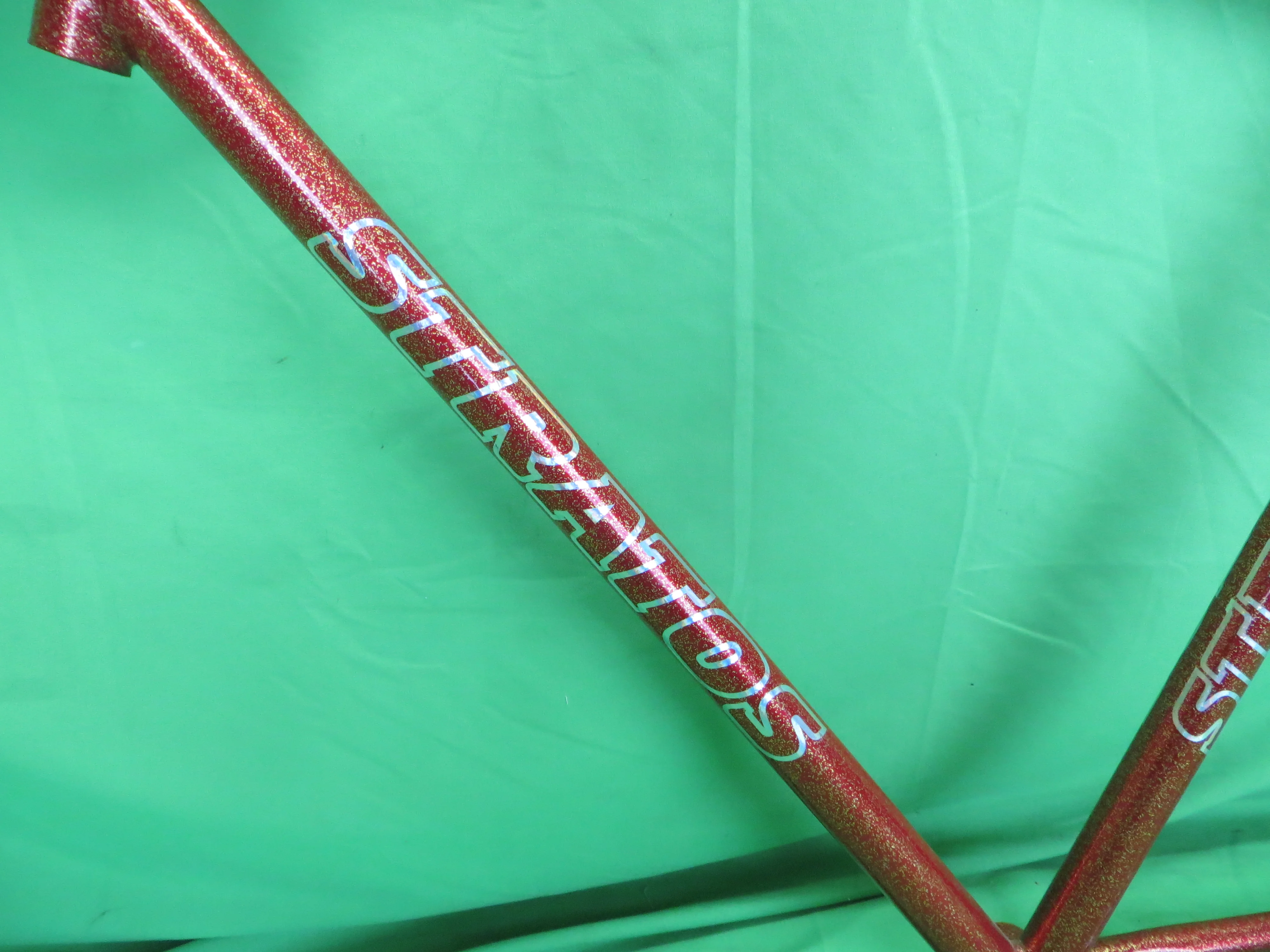 Stratos // Red with Gold Flake // 54.5cm // For Repairs /260307 - Image 4