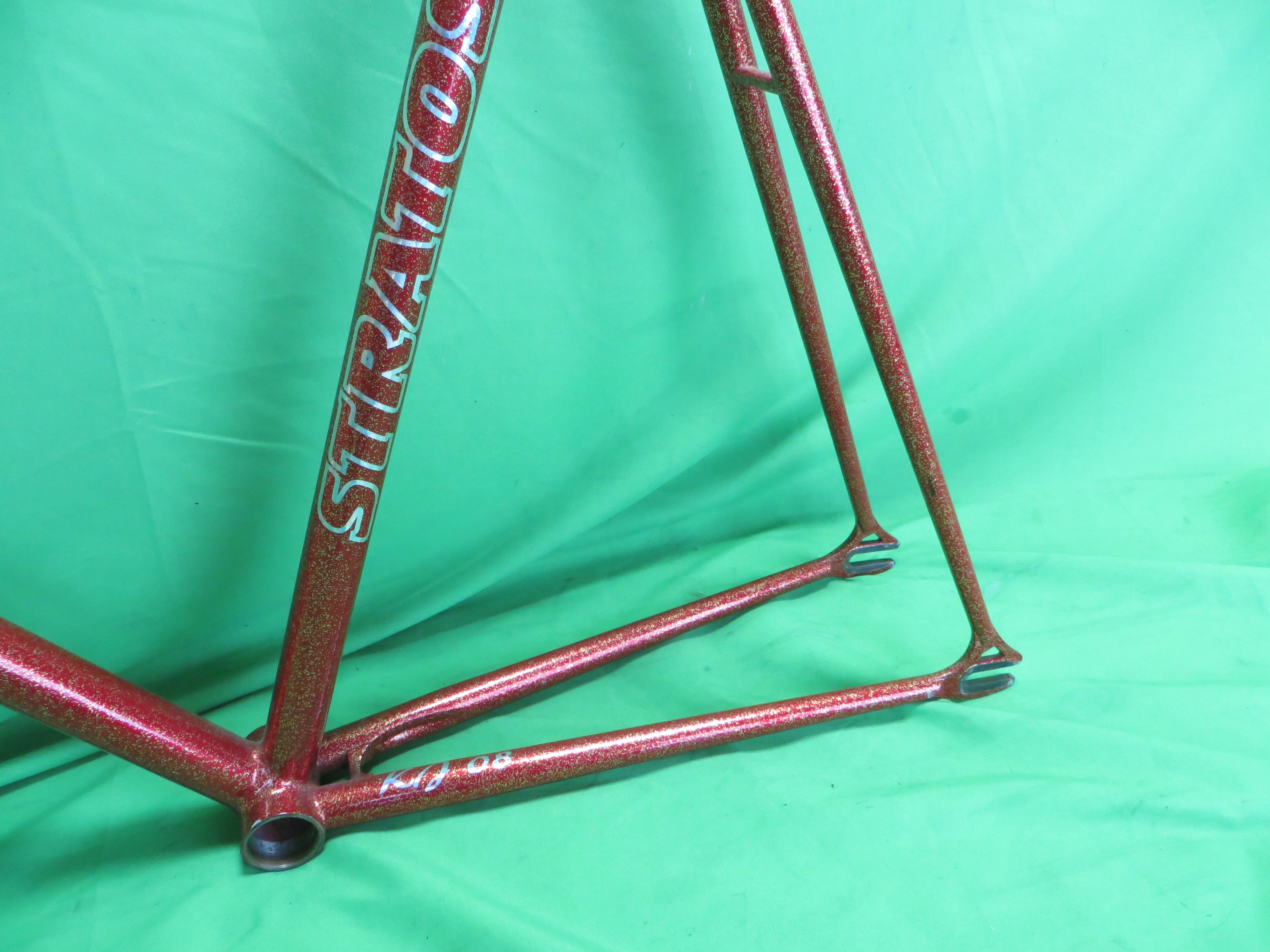 Stratos // Red with Gold Flake // 54.5cm // For Repairs /260307 - Image 5