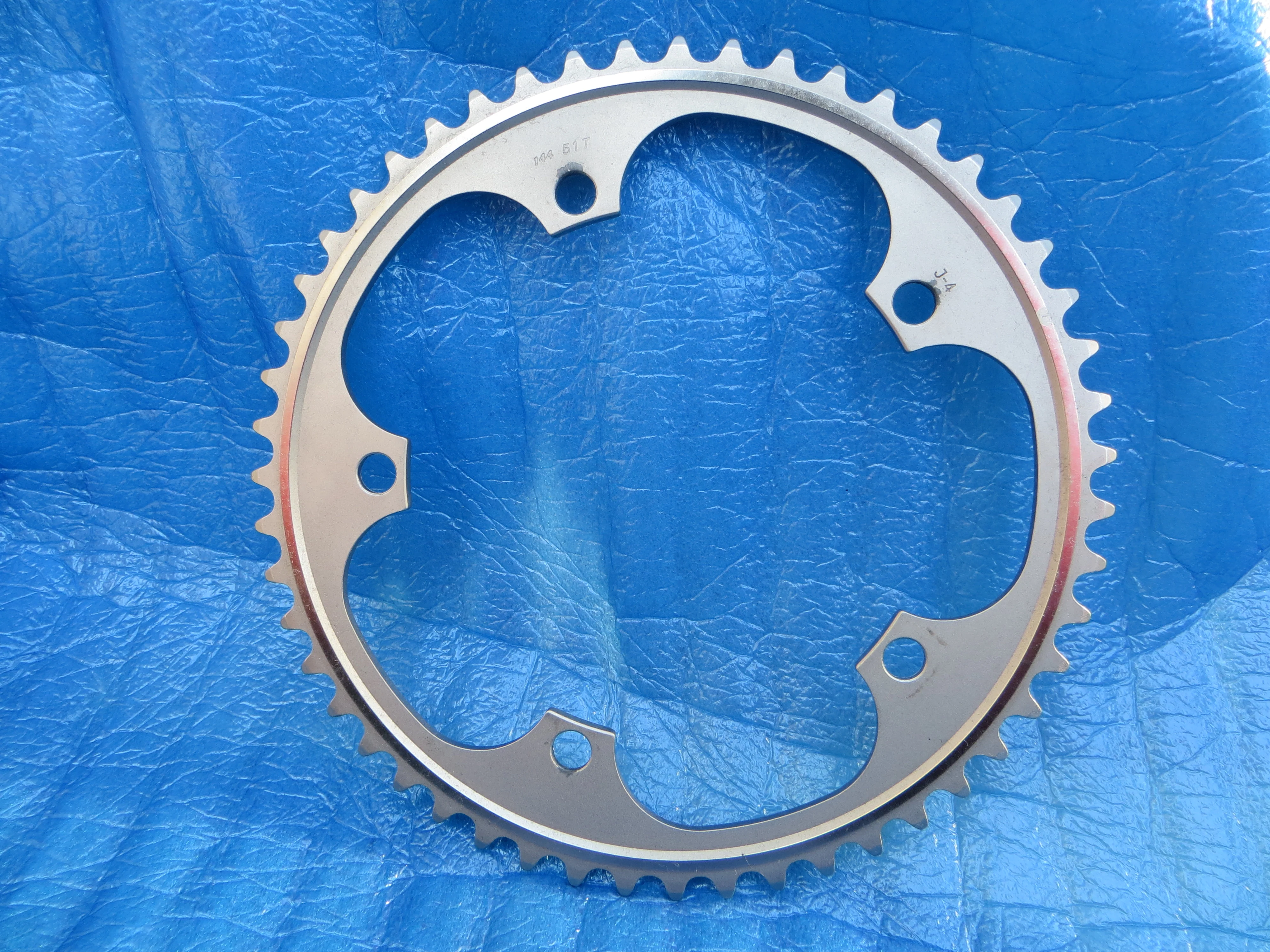 Sugino GIGAS S-cubic Mirror Finish 144BCD NJS Chainring 51T (25111601) - Image 2