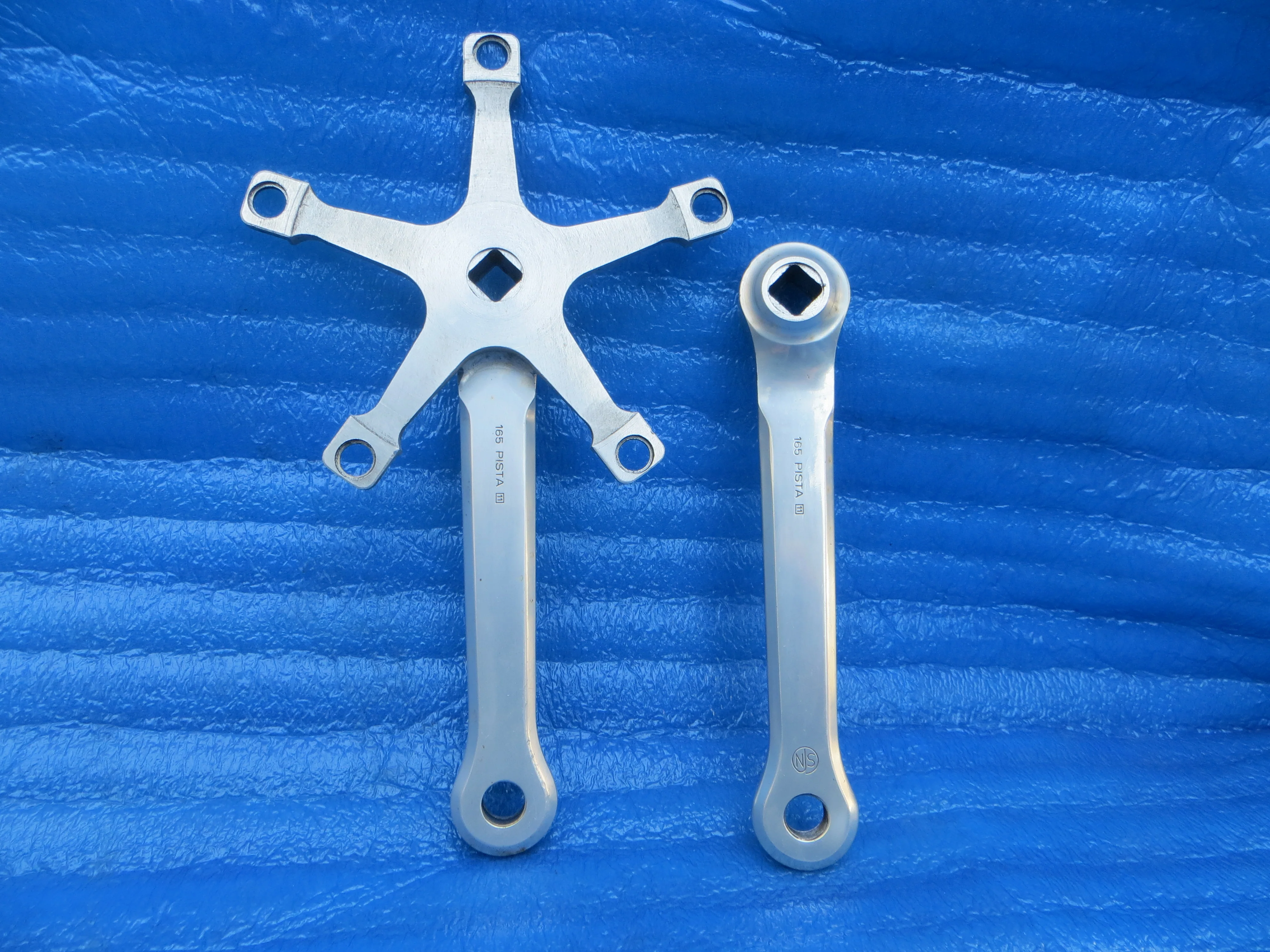 Super Rare! Campagnolo S-record Crankset 144BCD 165mm NJS (26022823) - Image 2