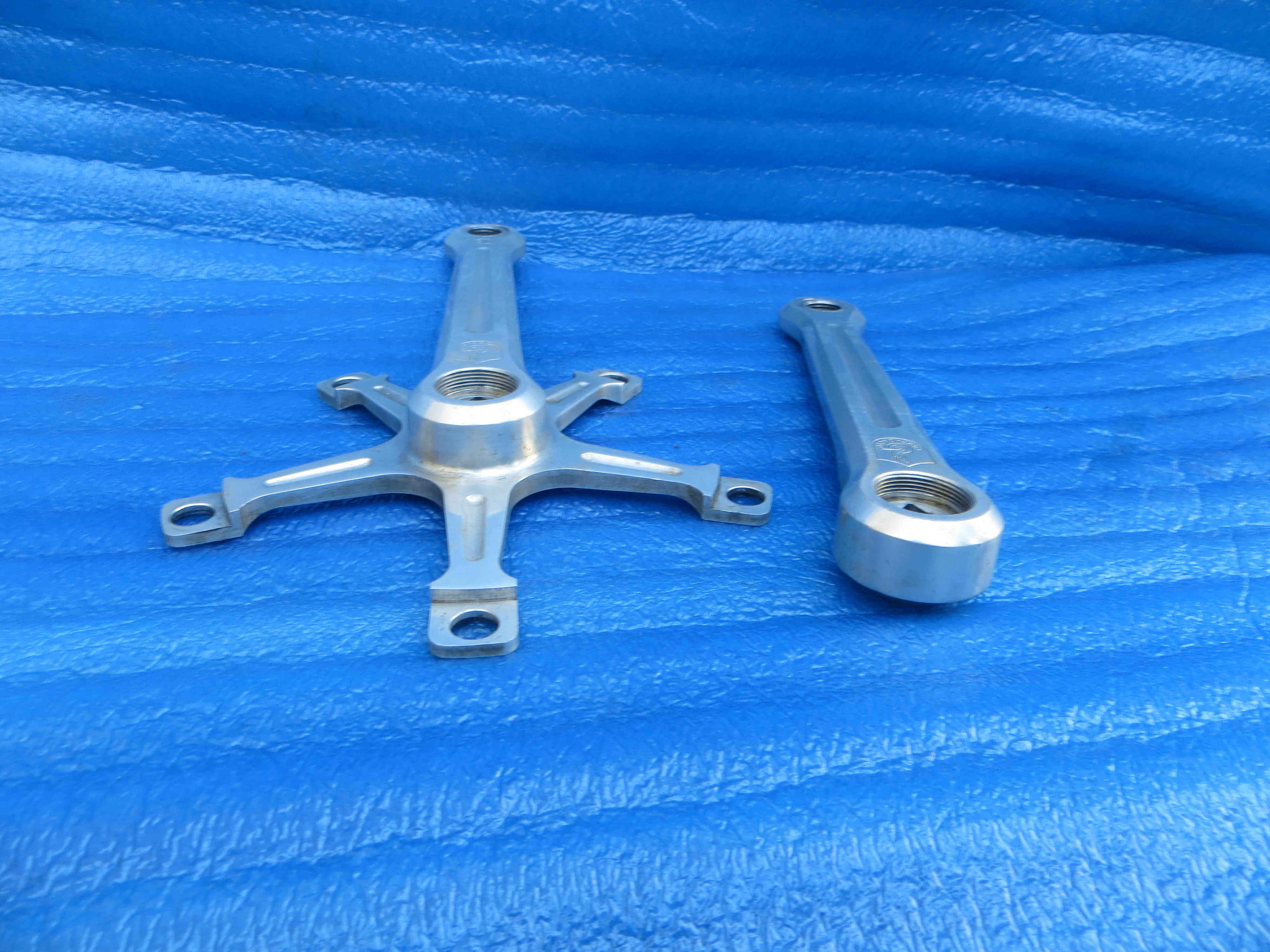 Super Rare! Campagnolo S-record Crankset 144BCD 165mm NJS (26022823) - Image 6