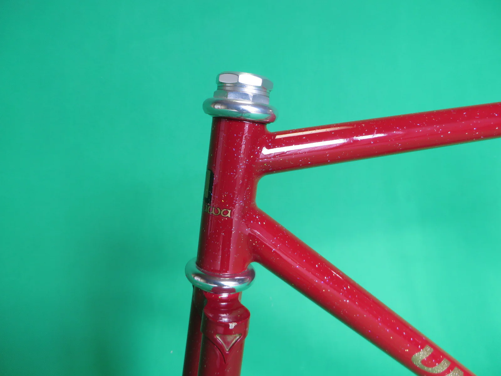 UMEZAWA // Red with Rainbow Flake // 49.5cm - Image 2