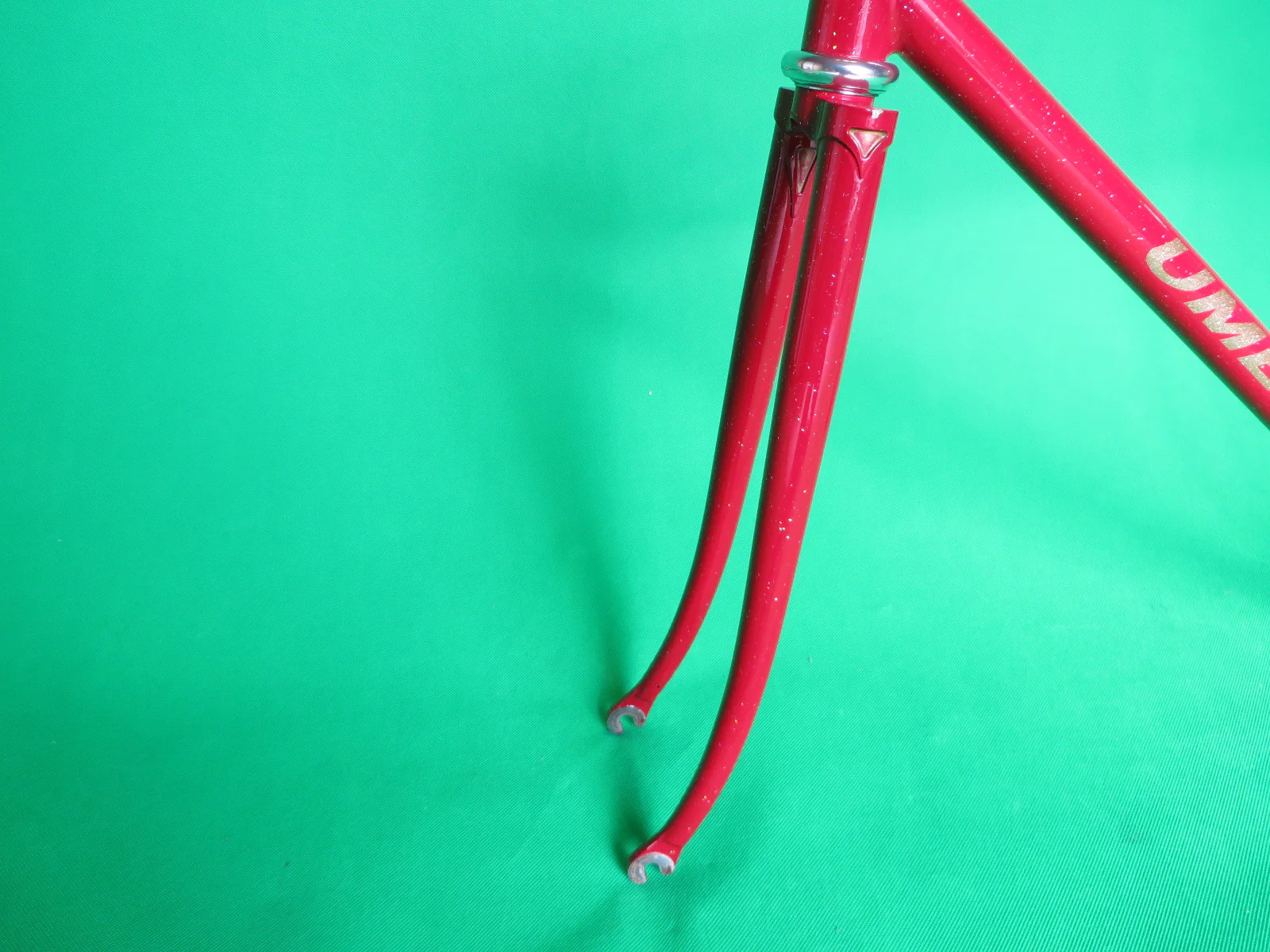 UMEZAWA // Red with Rainbow Flake // 49.5cm - Image 3