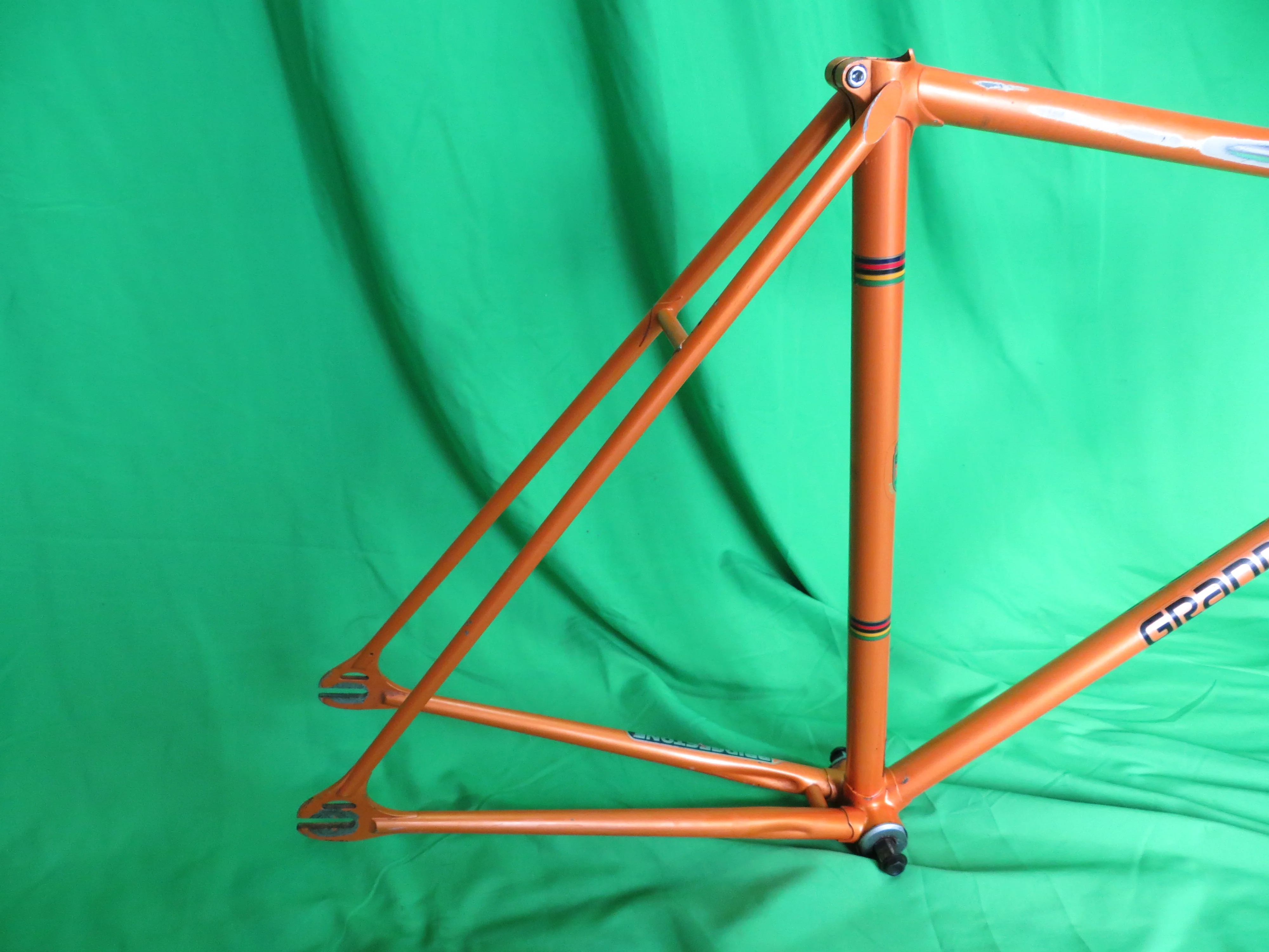 Vintage Grand-Velo Bridgestone Ishiwata 019 // Orange Metallic  // 54.5cm - Image 15