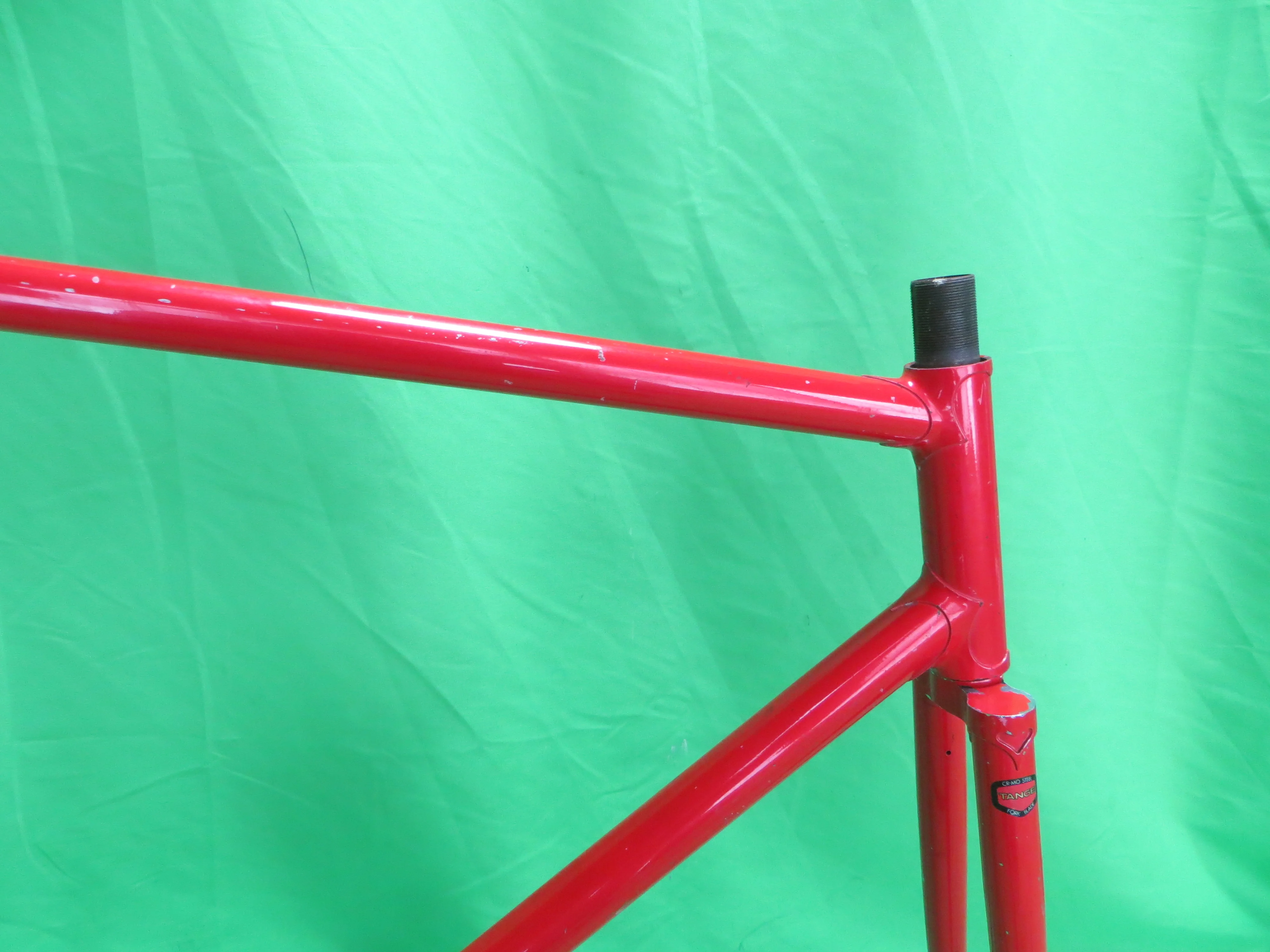 Rare! Vintage National Tange No.2 Suntour Dropouts Trackends // Red  // 54cm - Image 11