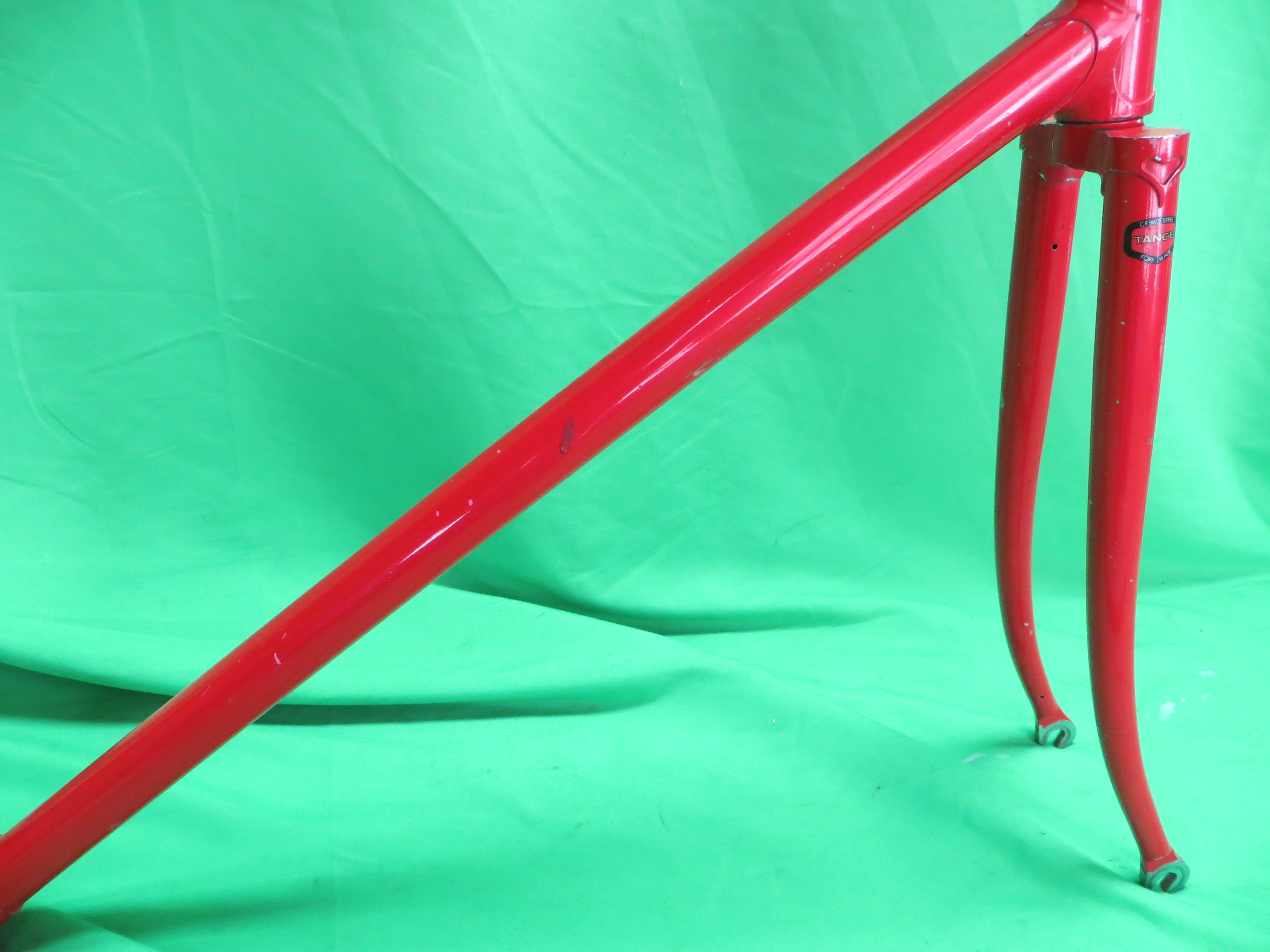 Rare! Vintage National Tange No.2 Suntour Dropouts Trackends // Red  // 54cm - Image 13