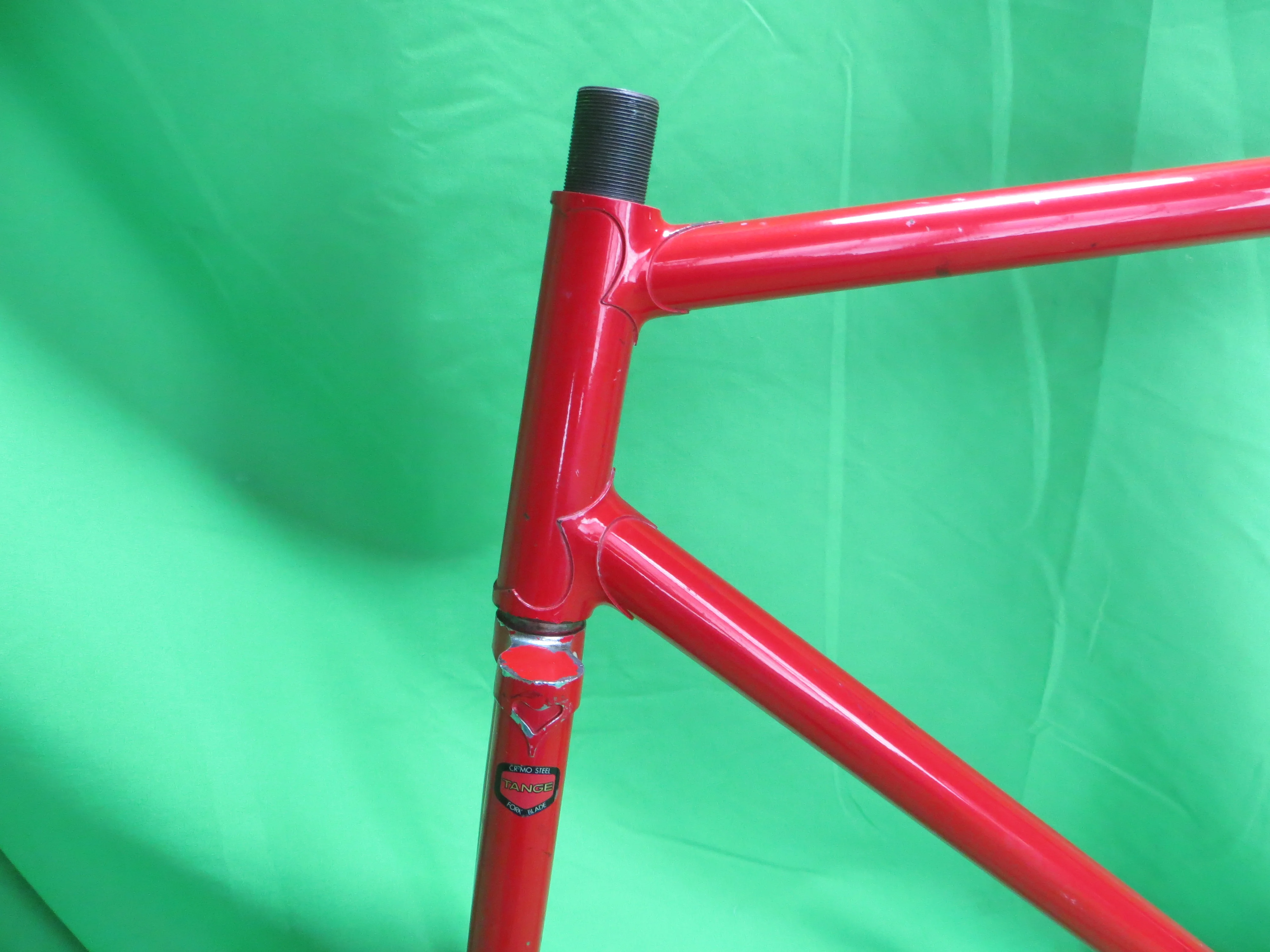 Rare! Vintage National Tange No.2 Suntour Dropouts Trackends // Red  // 54cm - Image 2