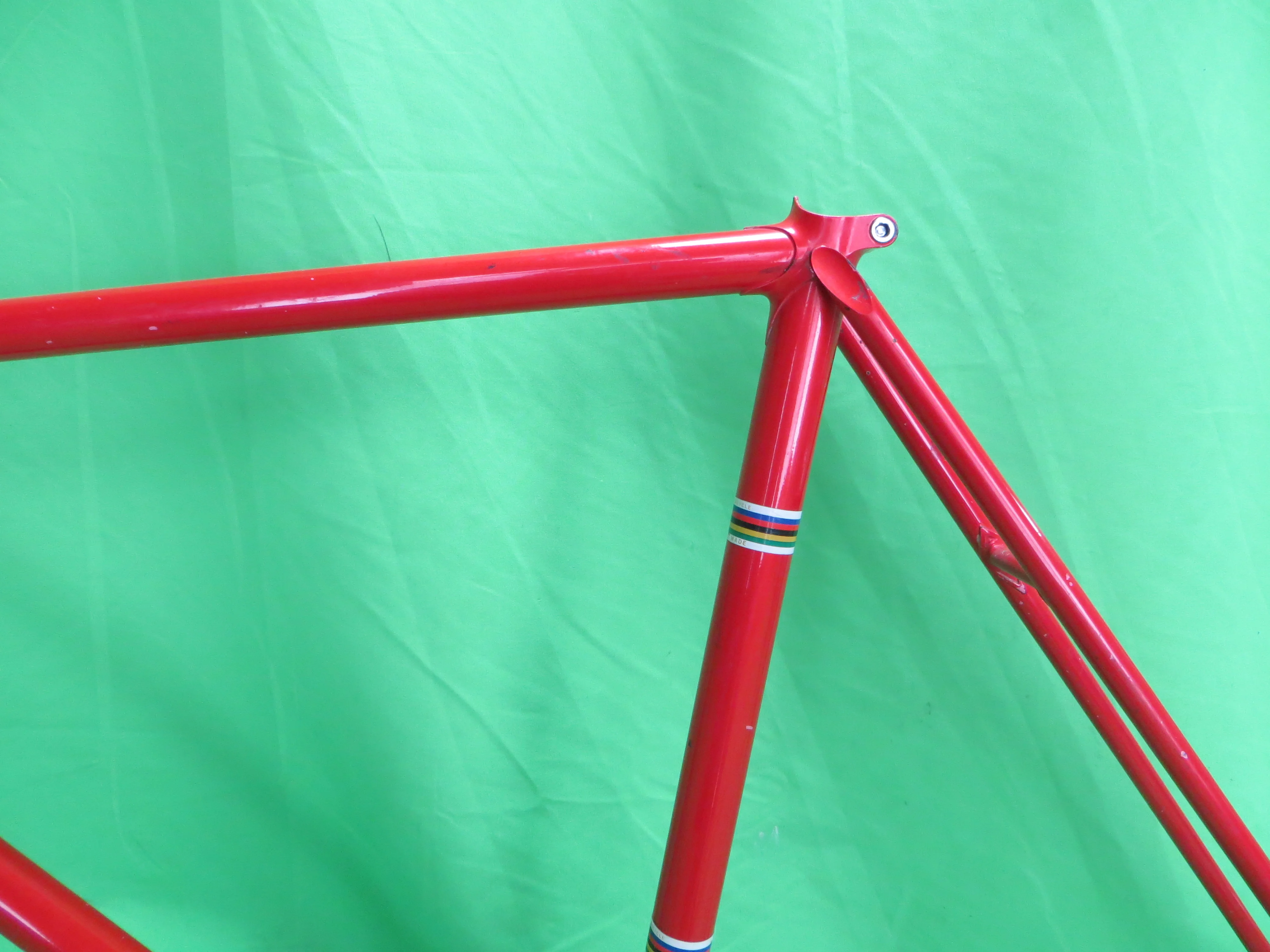 Rare! Vintage National Tange No.2 Suntour Dropouts Trackends // Red  // 54cm - Image 5