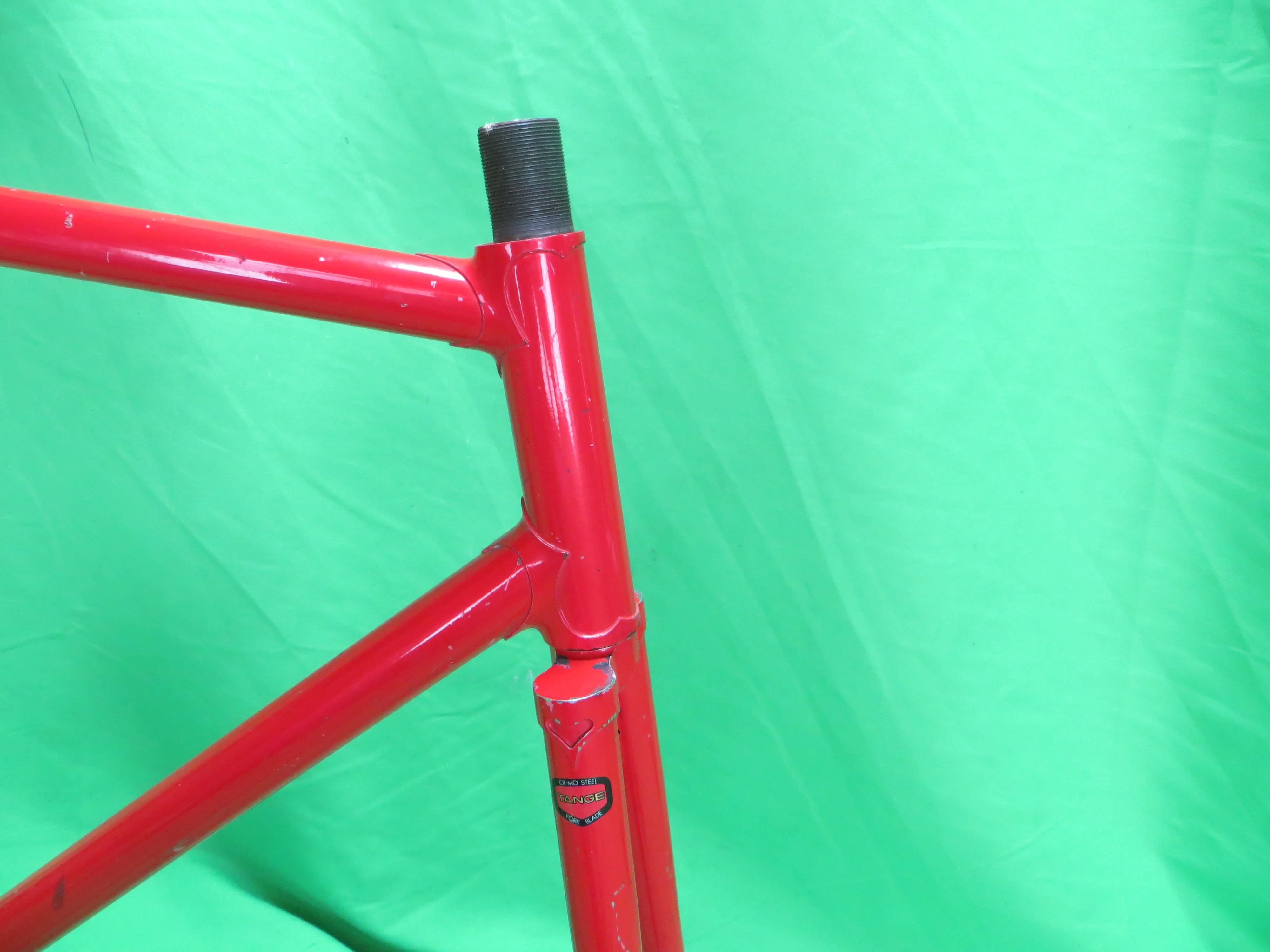 Rare! Vintage National Tange No.2 Suntour Dropouts Trackends // Red  // 54cm - Image 9