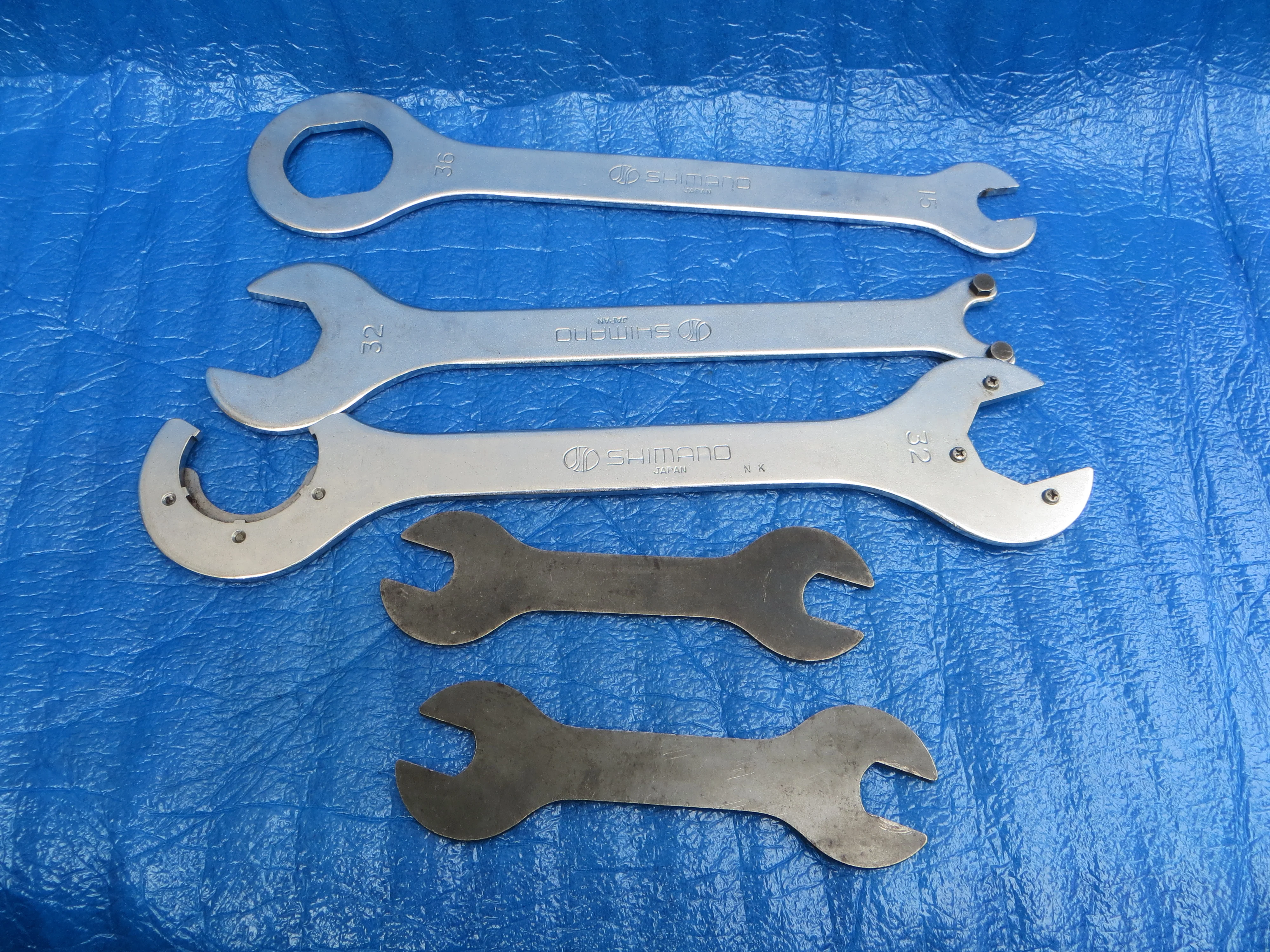 Vintage Shimano Headset/Bottom Bracket/Hub Spanner Tool Wrench Complete Set(25100701) - Image 2
