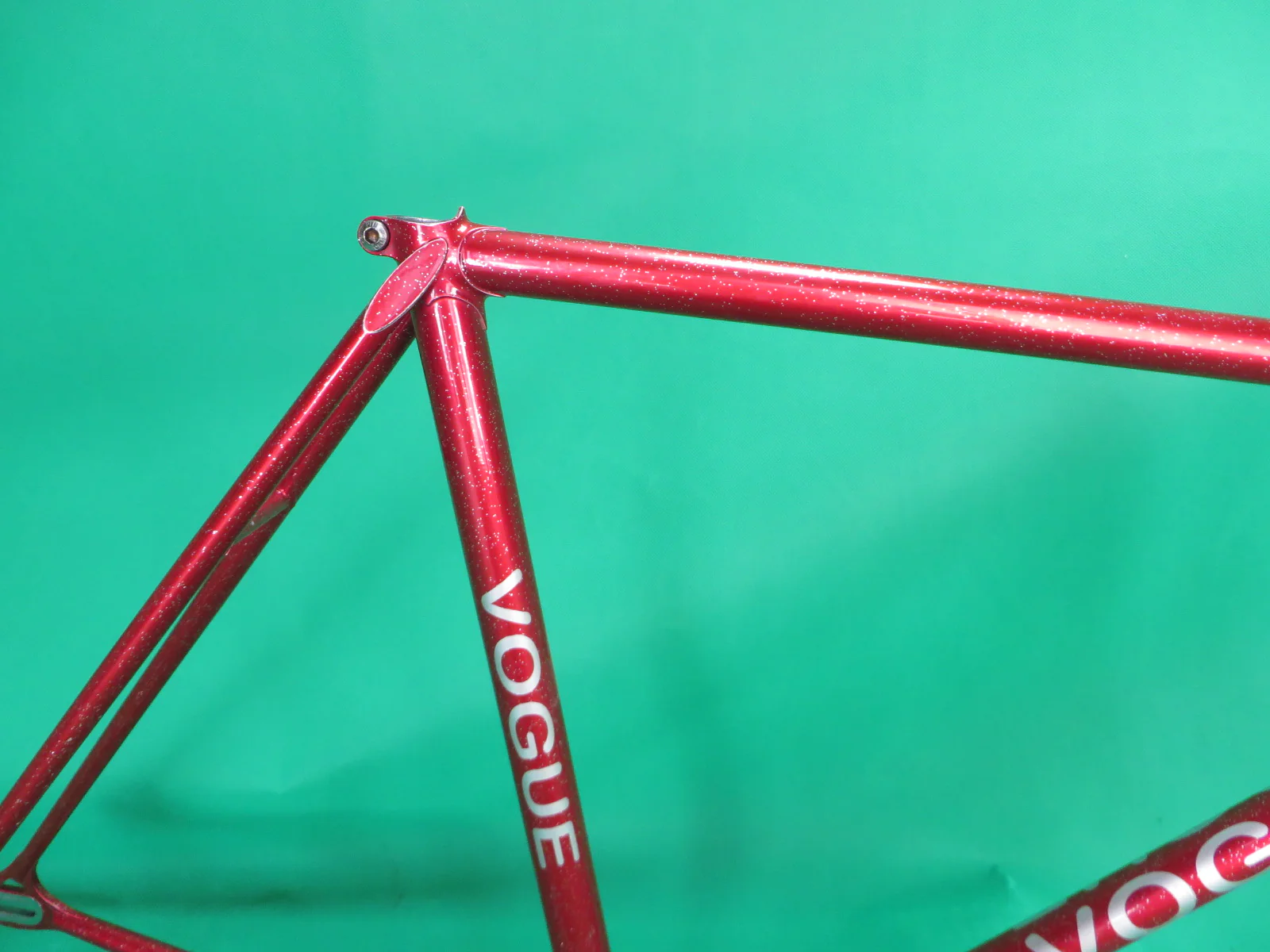 VOGUE // Red with Silver Flake // 50.5cm - Image 13