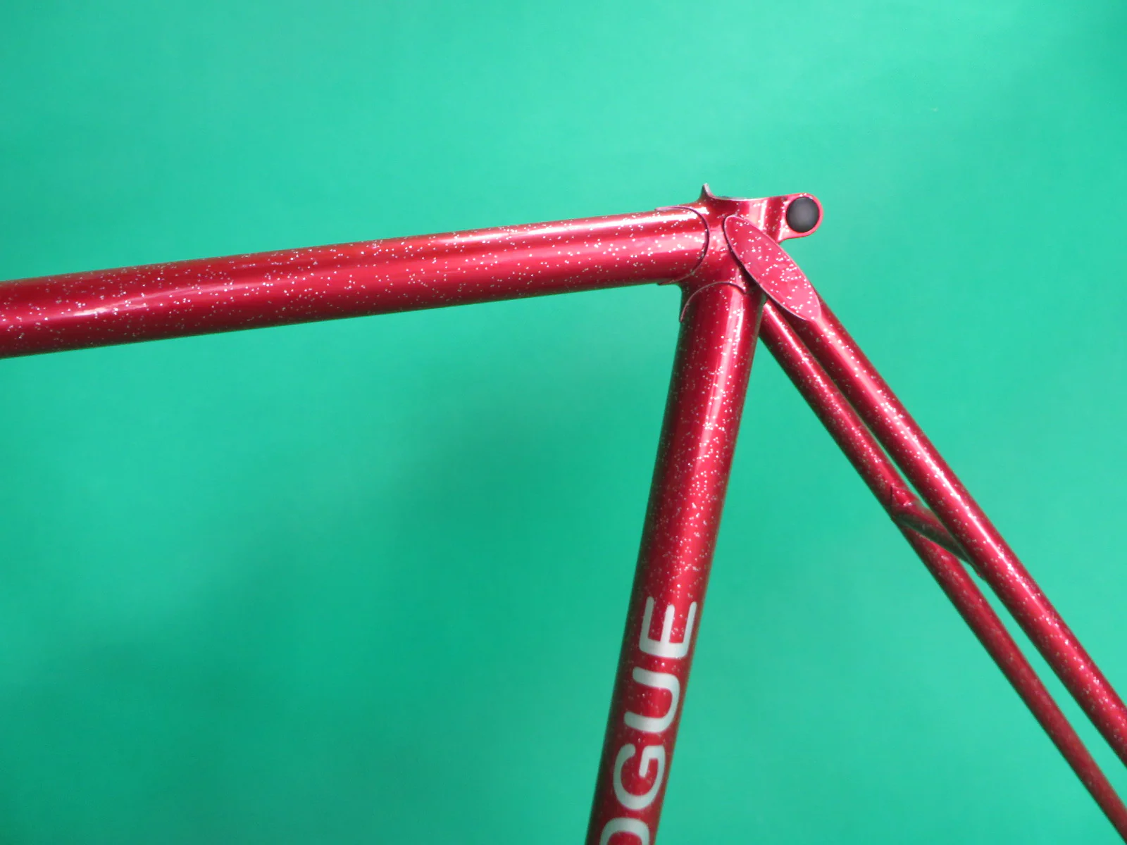 VOGUE // Red with Silver Flake // 50.5cm - Image 5