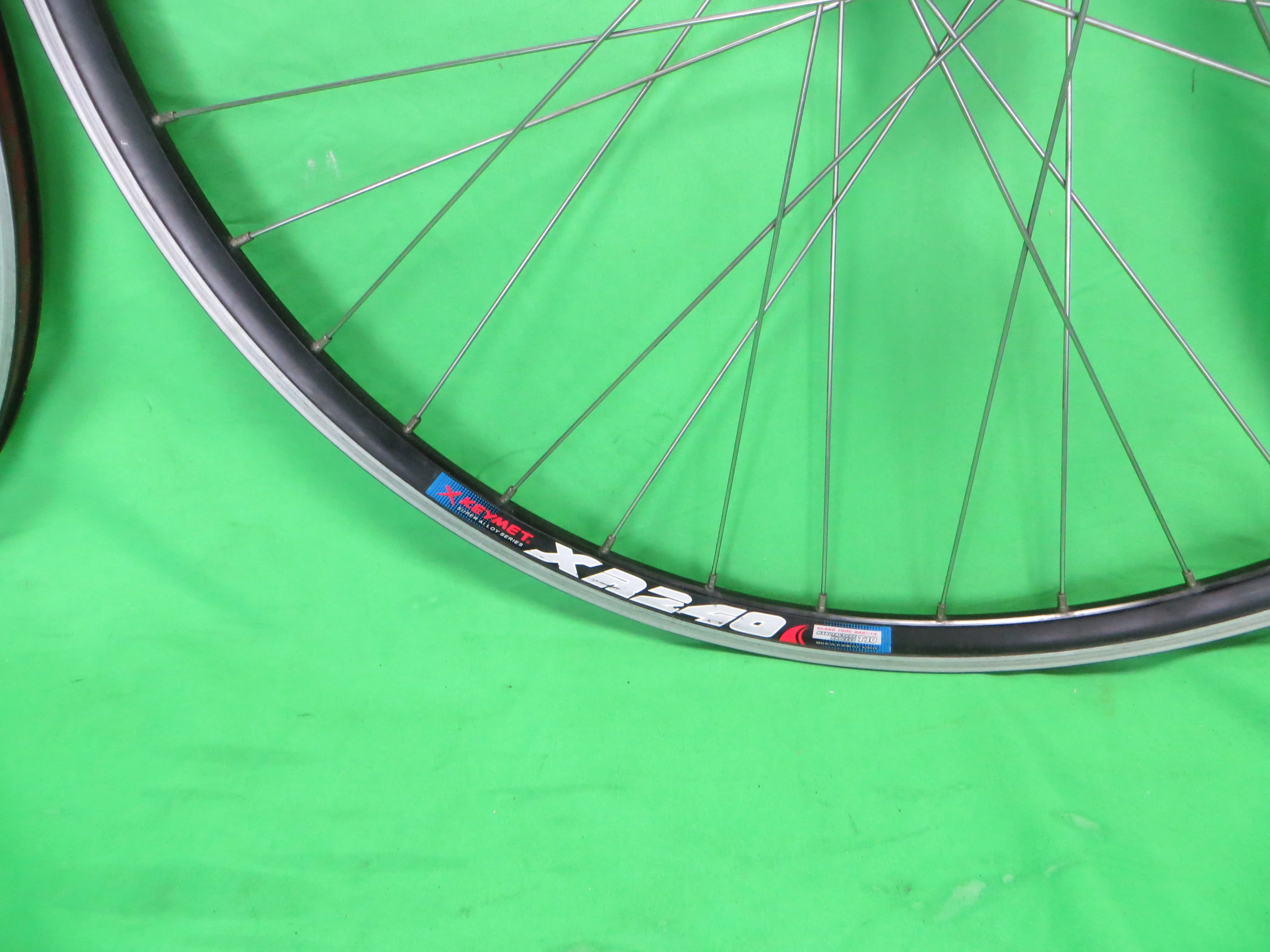 X keymet XR240 Clincher 700c Rims, Shimano Dura Ace HB-7600 NJS hubs 120mm (26021601) - Image 10