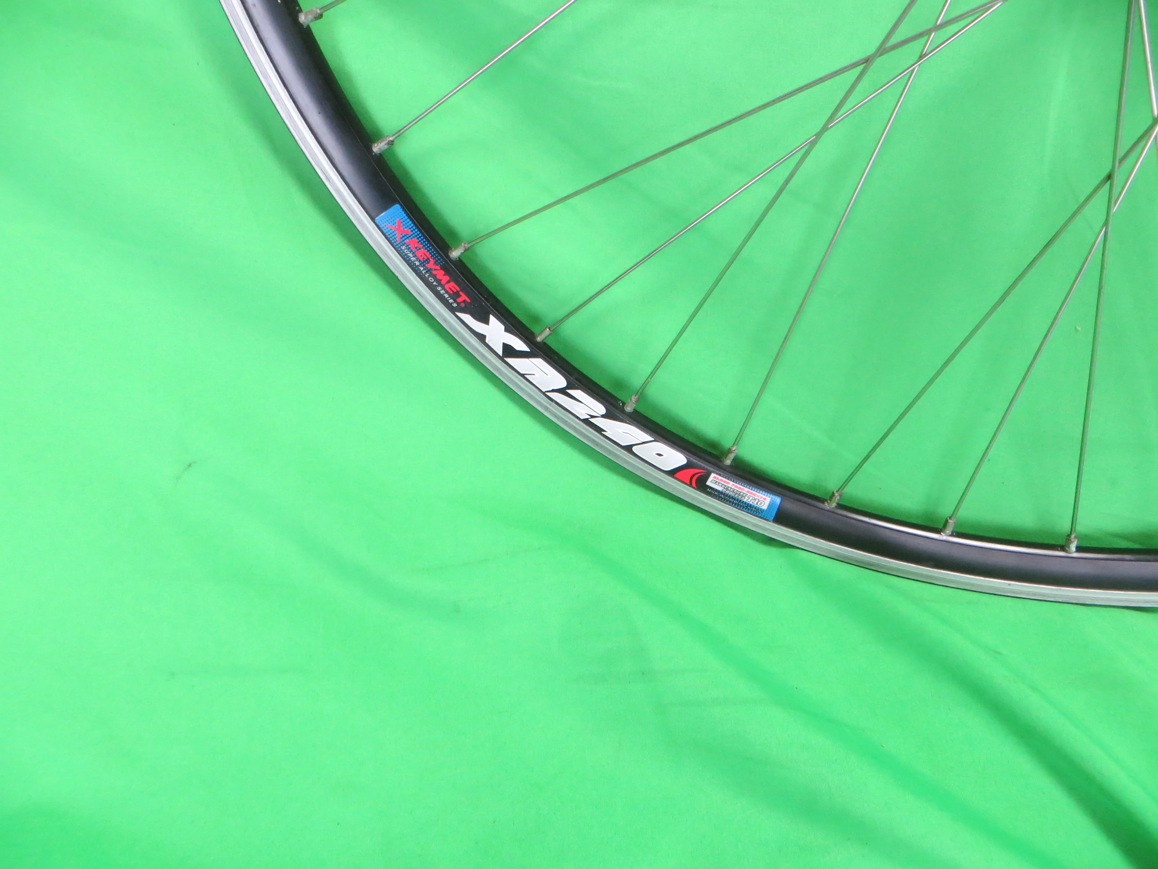 X keymet XR240 Clincher 700c Rims, Shimano Dura Ace HB-7600 NJS hubs 120mm (26021601) - Image 7