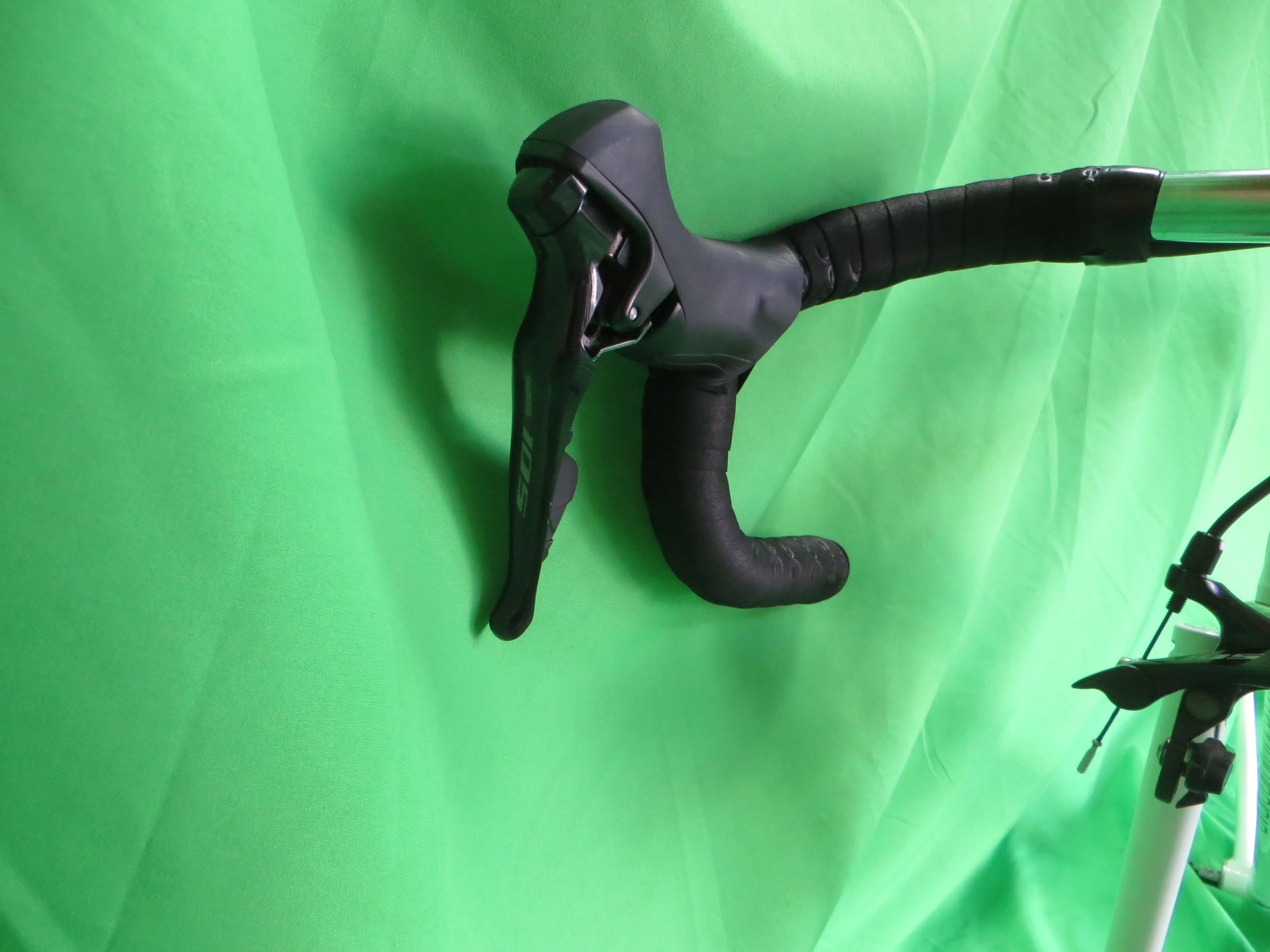 Yamamoto Drilled For Brakes // White // 53.5cm + Shiamano 105 Brakes - Image 3