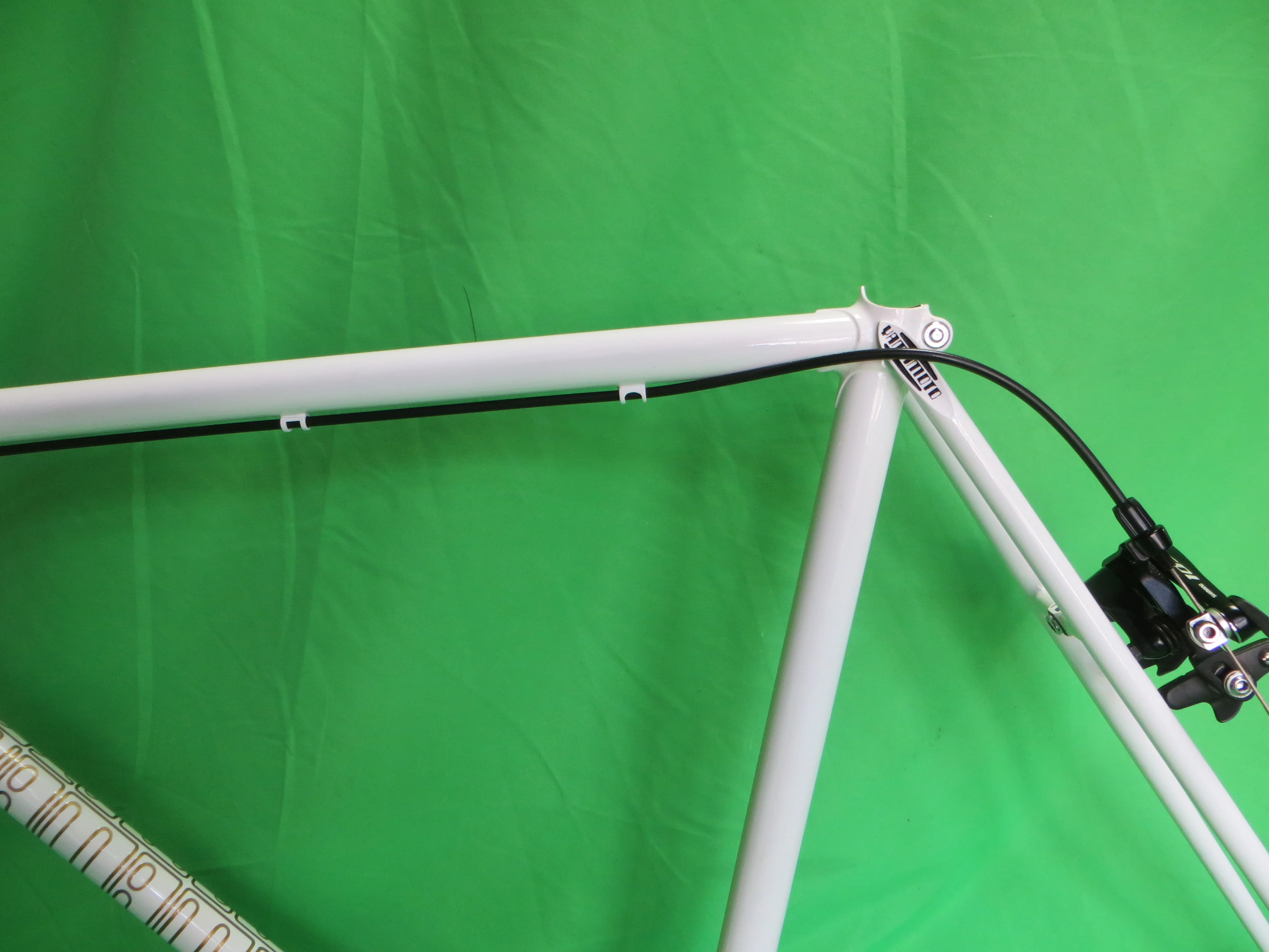 Yamamoto Drilled For Brakes // White // 53.5cm + Shiamano 105 Brakes - Image 6