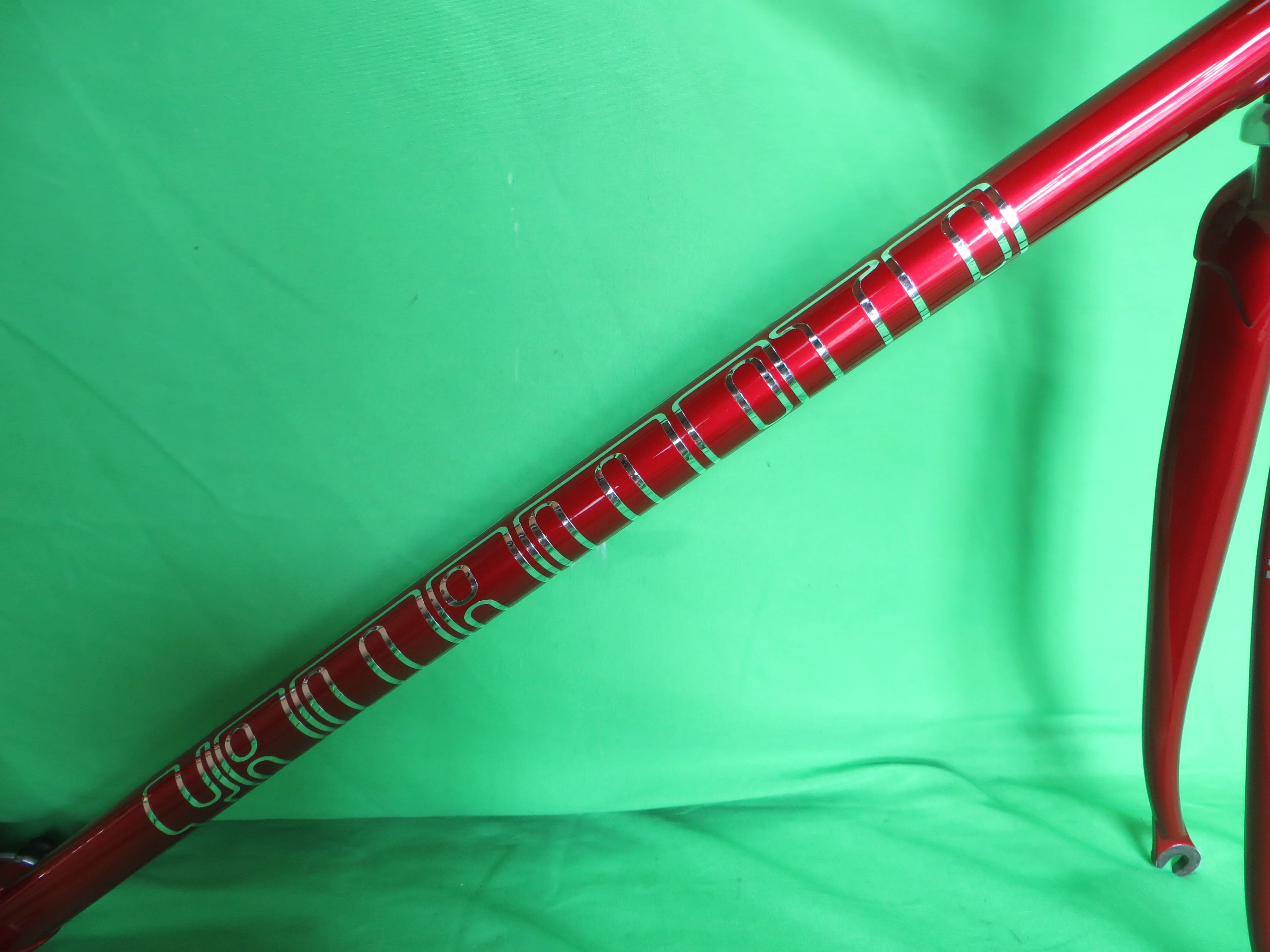 Yamamoto Columbus Max Fork // Red Metallic / Clear Black // 49cm - Image 13