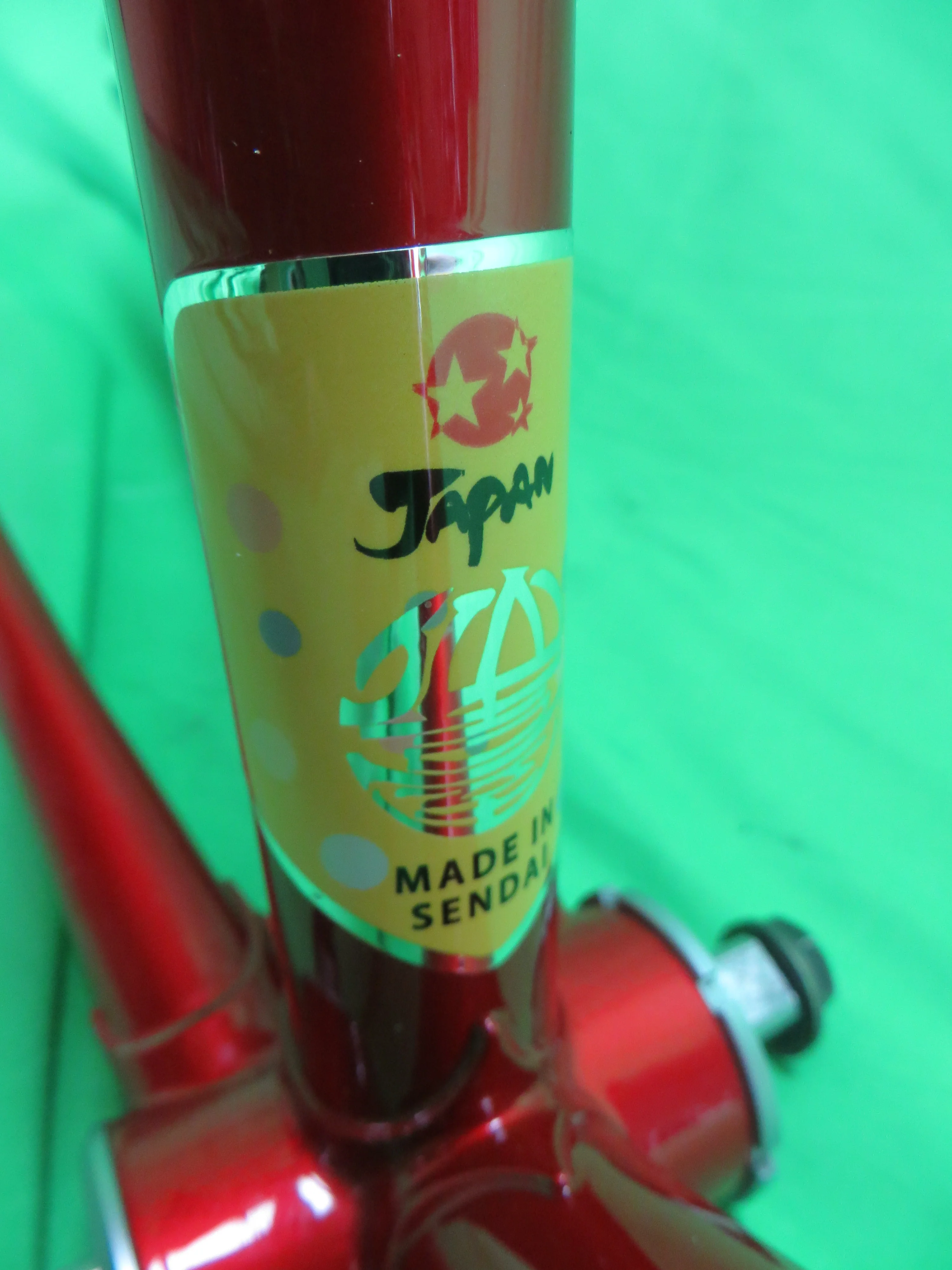 Yamamoto Columbus Max Fork // Red Metallic / Clear Black // 49cm - Image 17