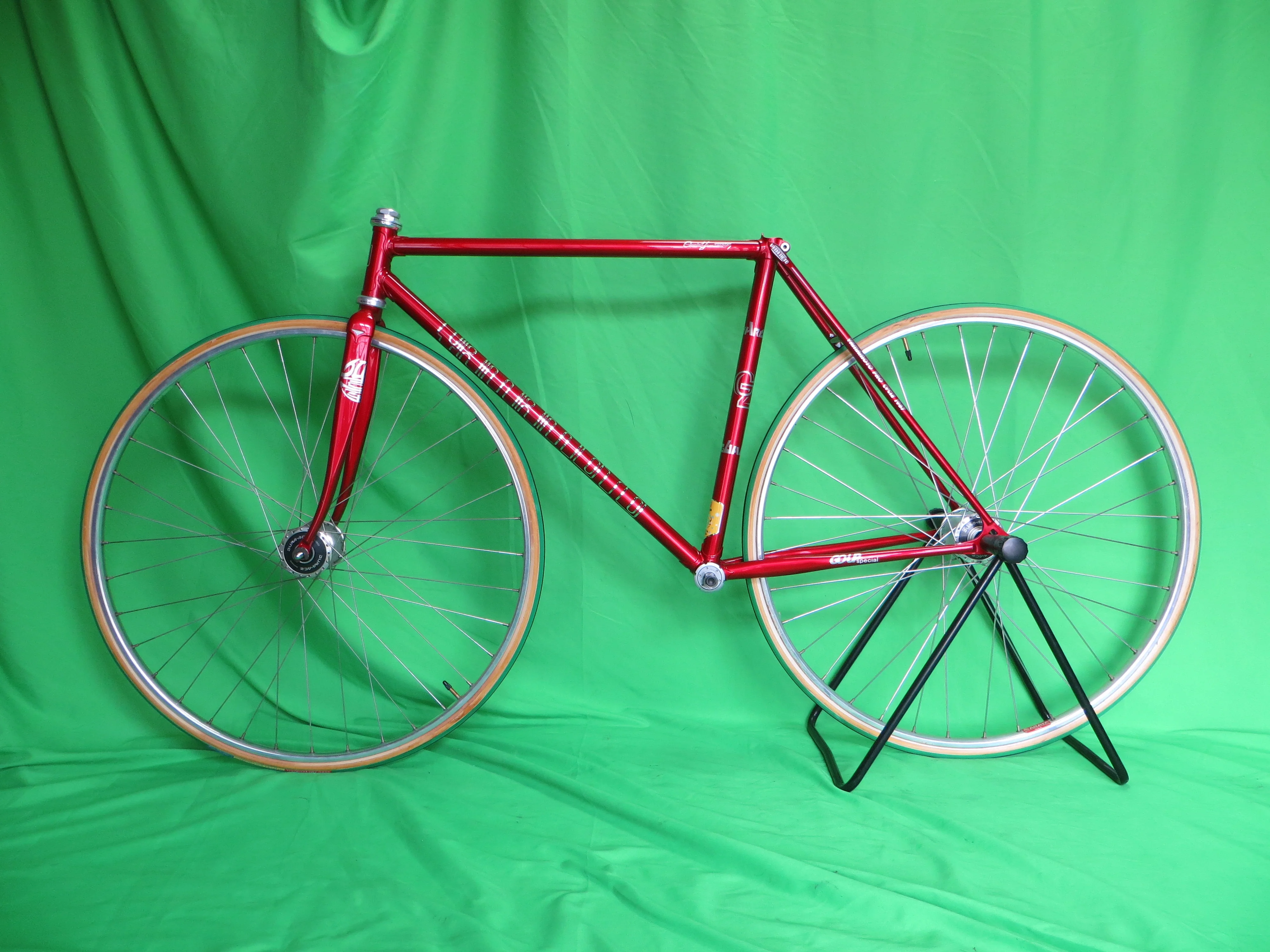 Yamamoto Columbus Max Fork // Red Metallic / Clear Black // 49cm - Image 18