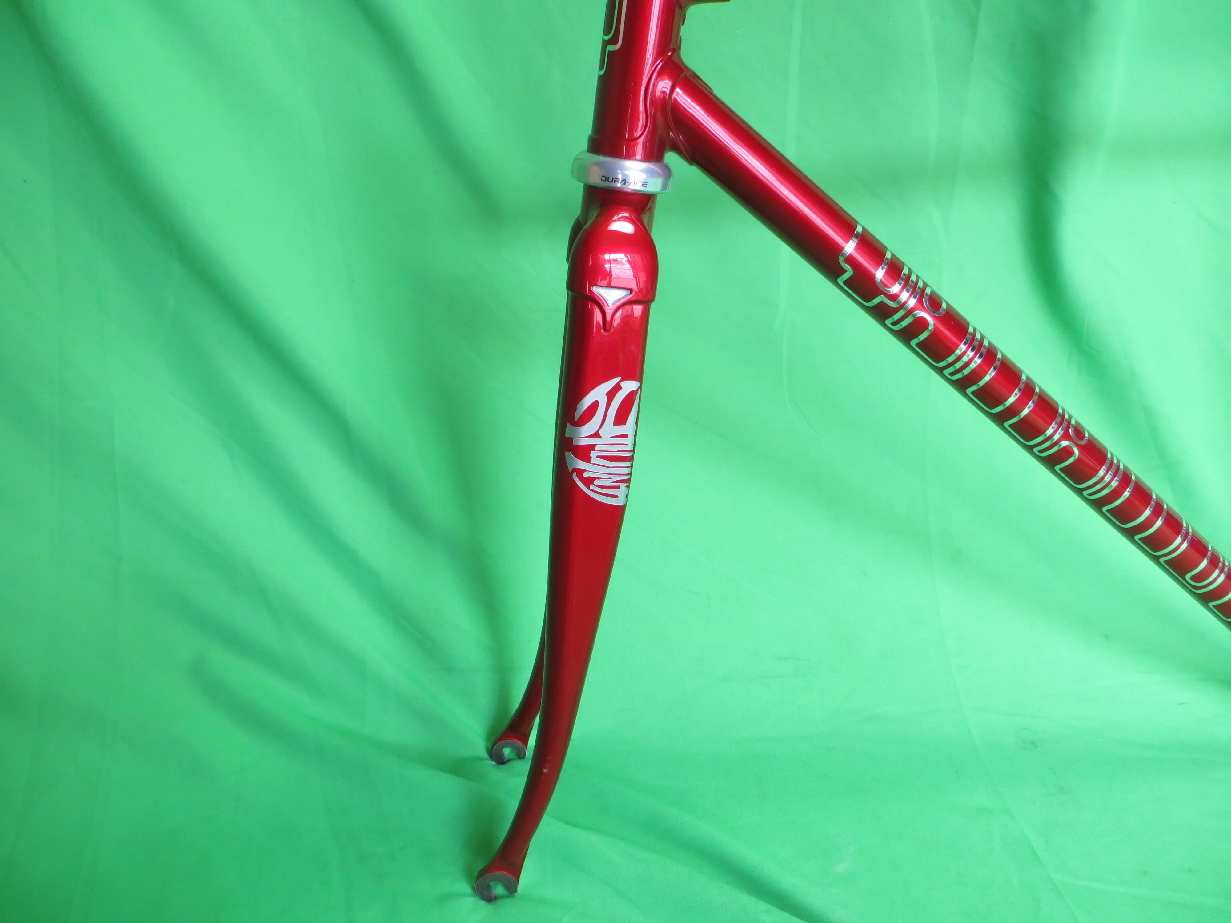 Yamamoto Columbus Max Fork // Red Metallic / Clear Black // 49cm - Image 3