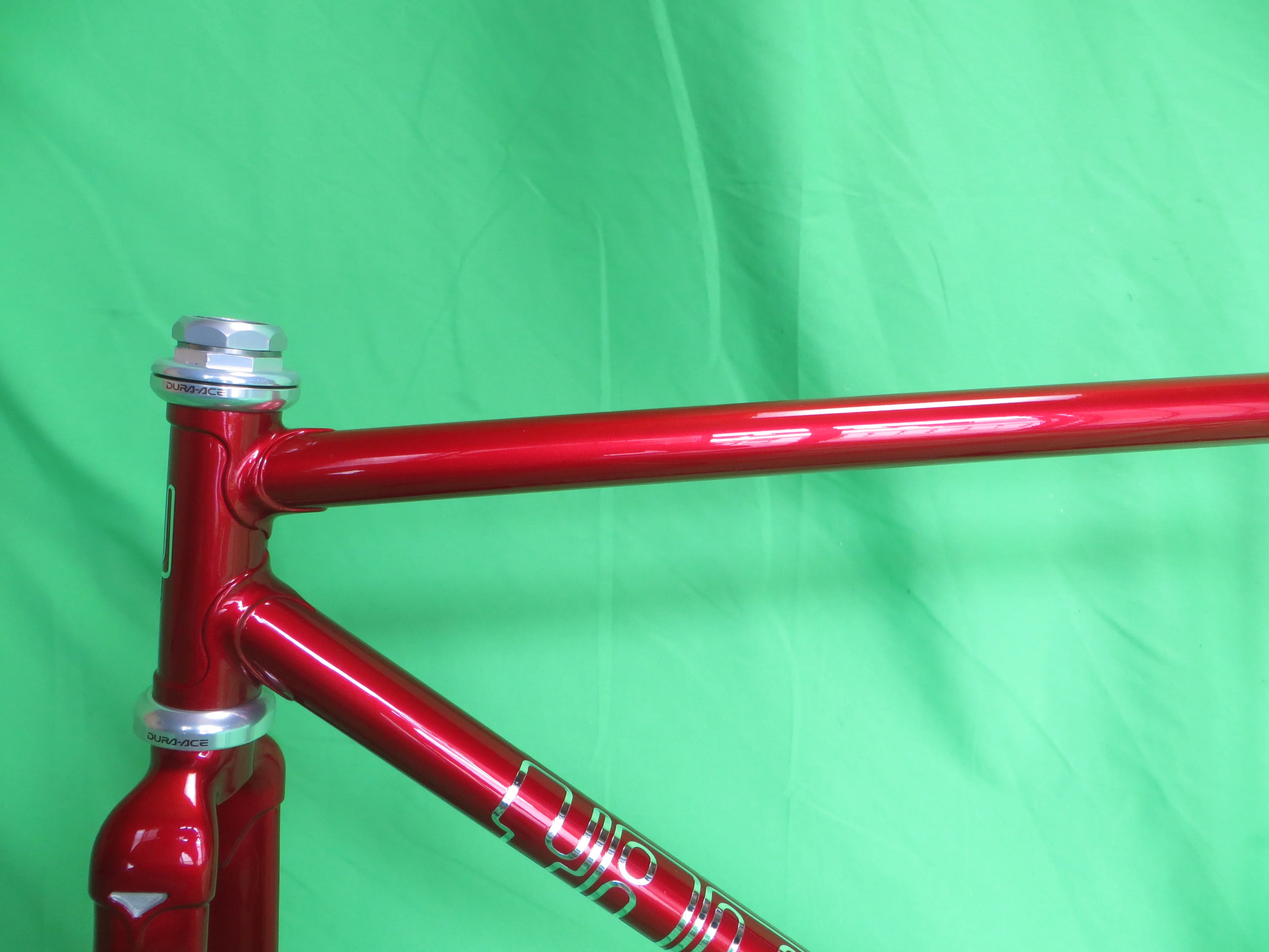 Yamamoto Columbus Max Fork // Red Metallic / Clear Black // 49cm - Image 4