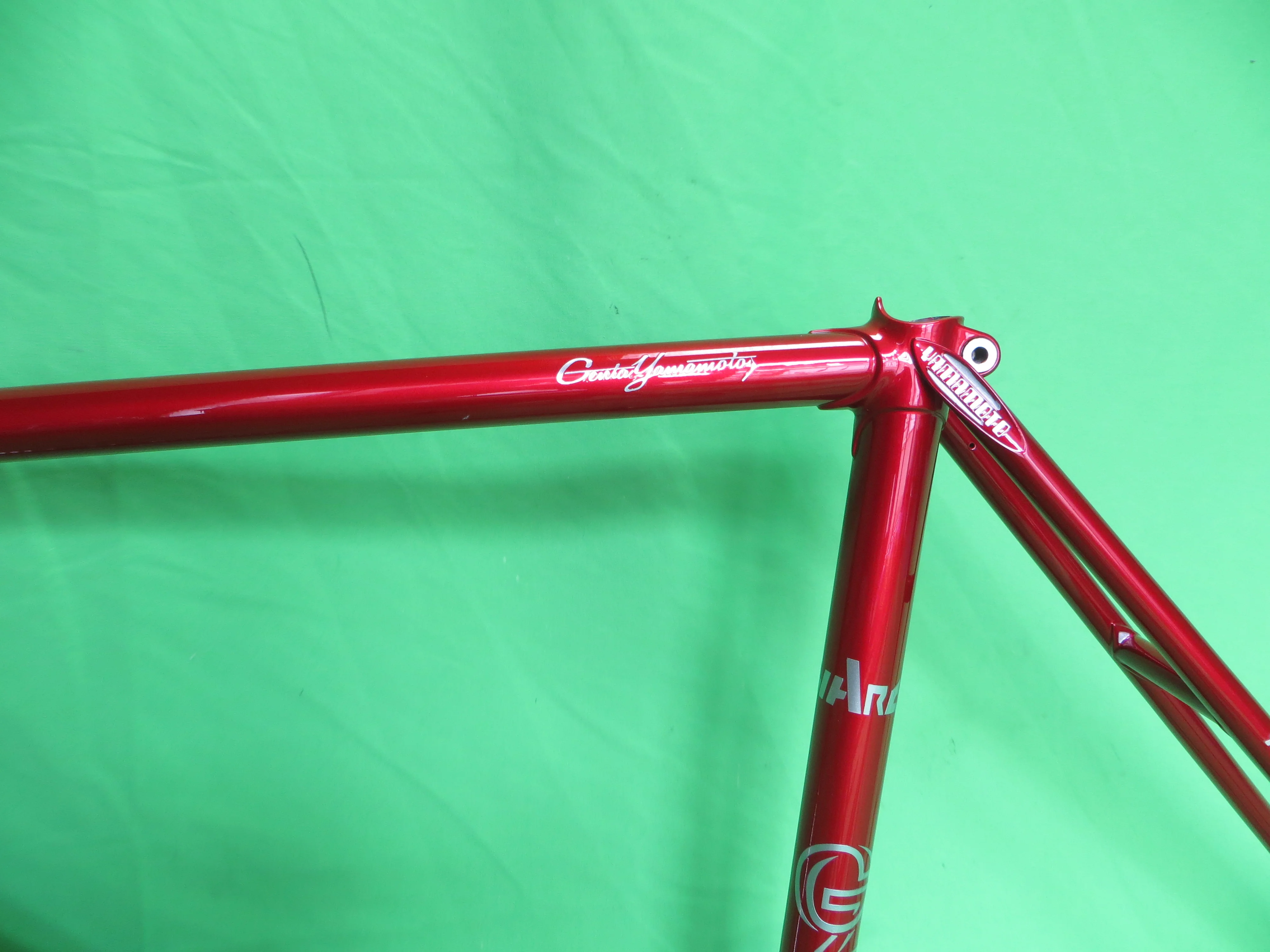 Yamamoto Columbus Max Fork // Red Metallic / Clear Black // 49cm - Image 5