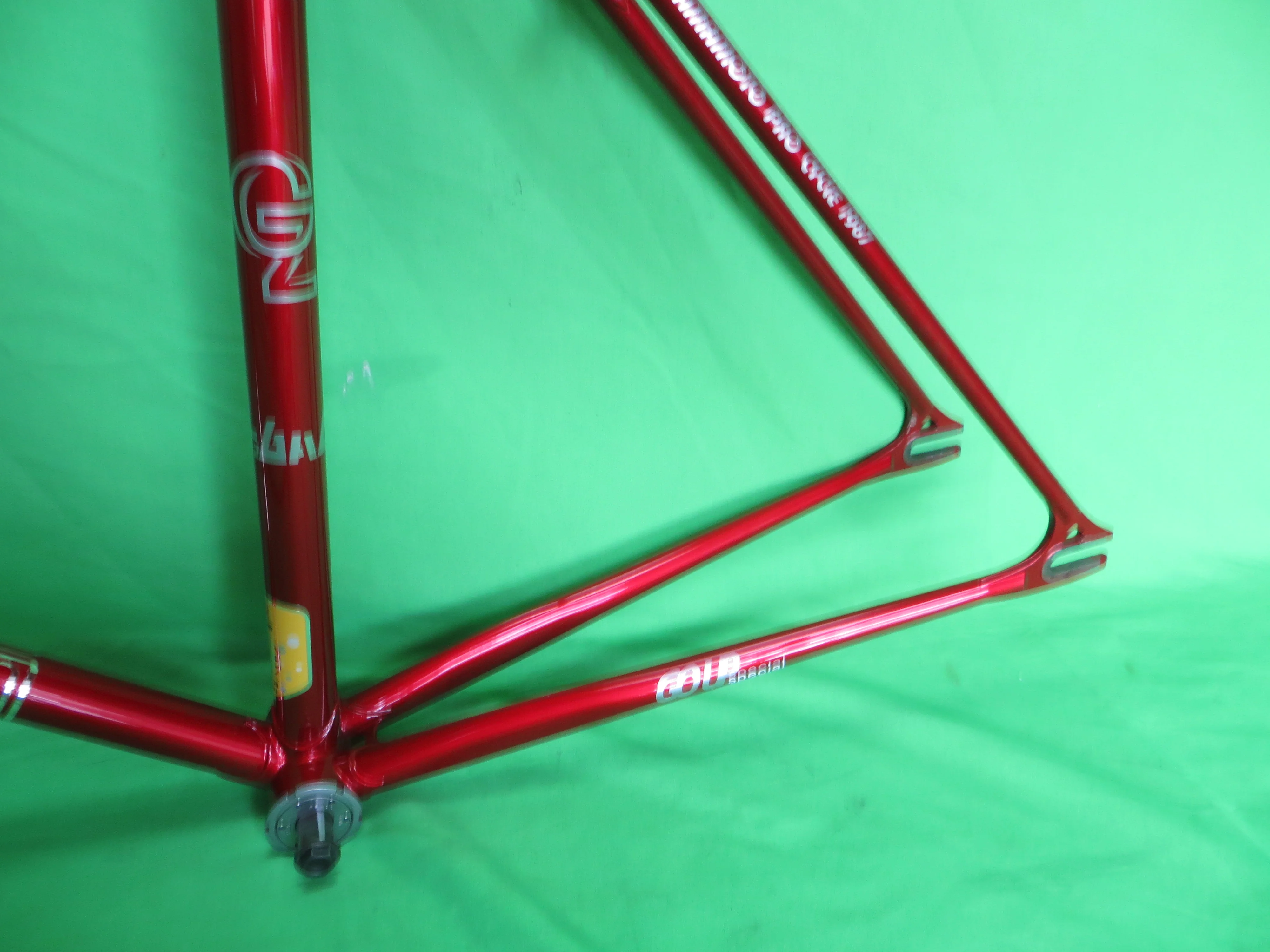 Yamamoto Columbus Max Fork // Red Metallic / Clear Black // 49cm - Image 7