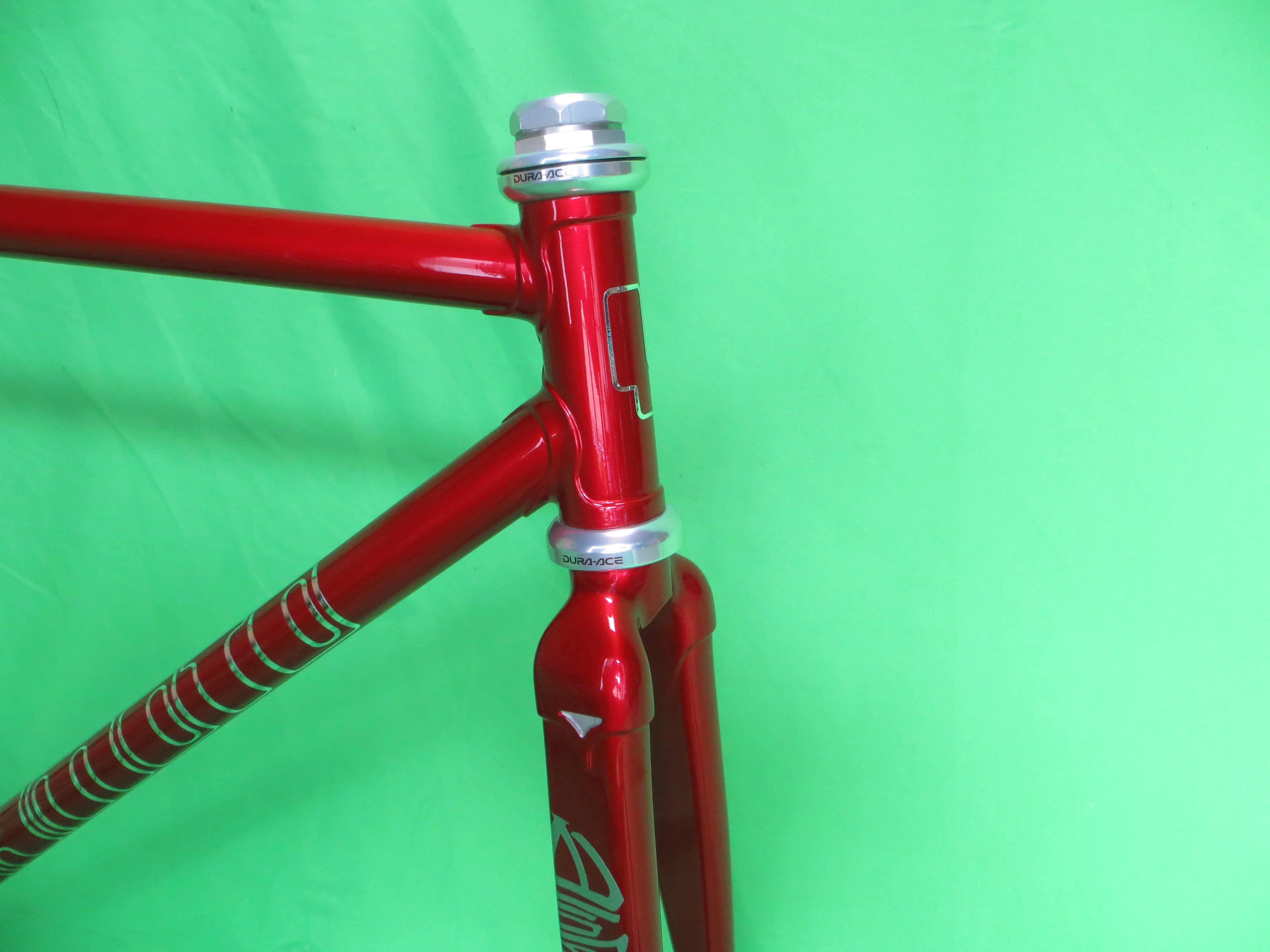 Yamamoto Columbus Max Fork // Red Metallic / Clear Black // 49cm - Image 9